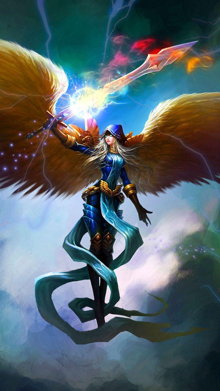 iPhone Wallpaper, League Of Legends Angel iPhone HD wallpaper