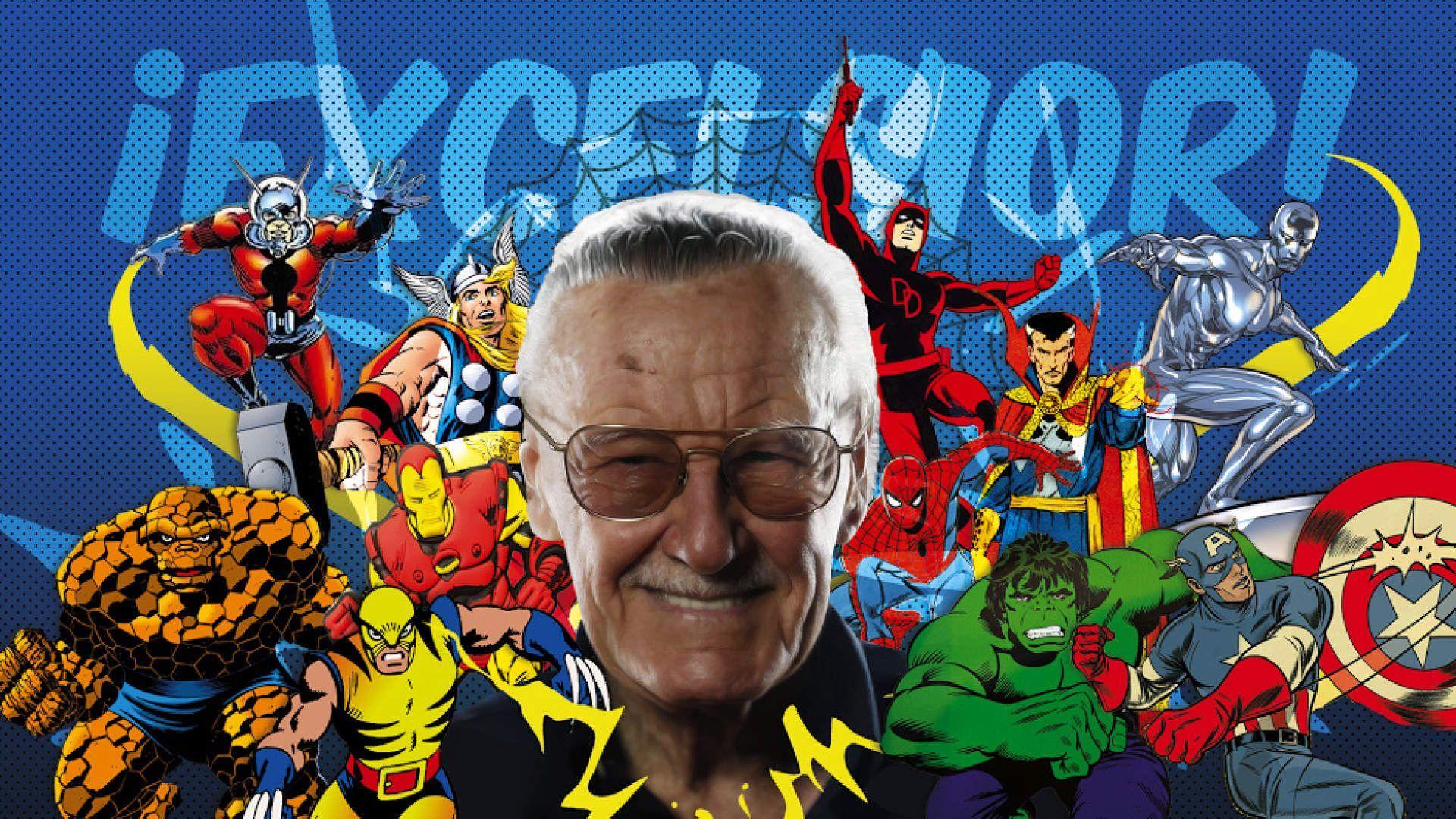 Download Tribute to the late Stan Lee, Marvel Comics visionary Wallpaper |  Wallpapers.com