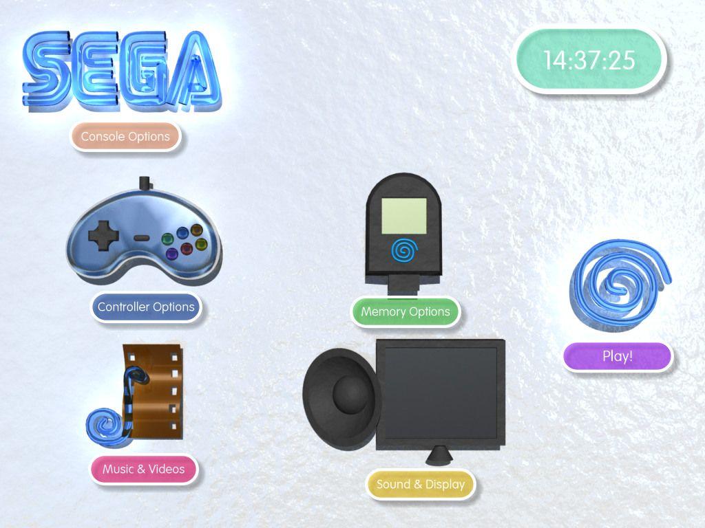 Dreamcast 2 Main Menu