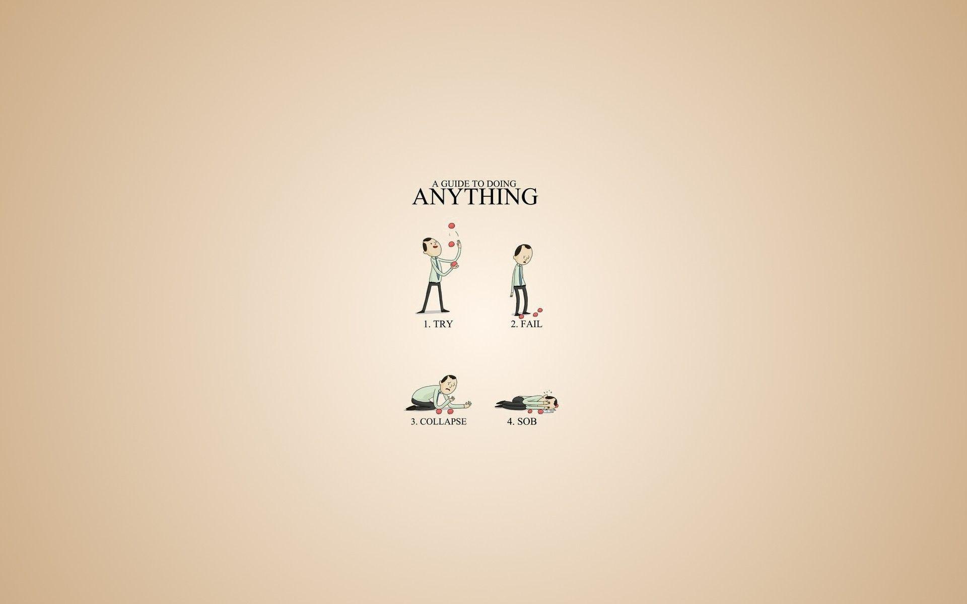 minimalistic humor guides funny typography sad inspirational crying