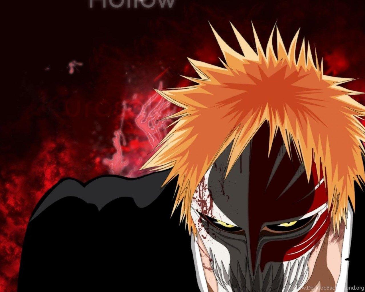 Bleach Ichigo Hollow Mask Wallpaper Desktop Background