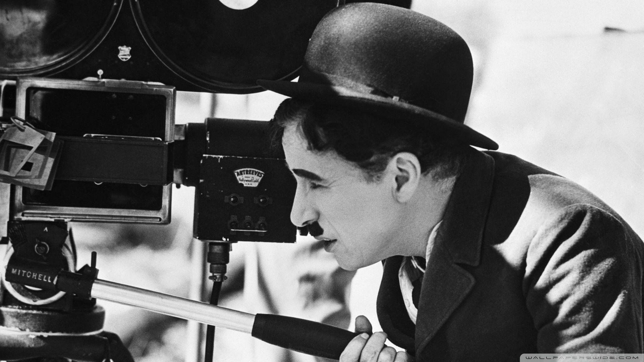 Charlie Chaplin Behind The Camera ❤ 4K HD Desktop Wallpapers for 4K