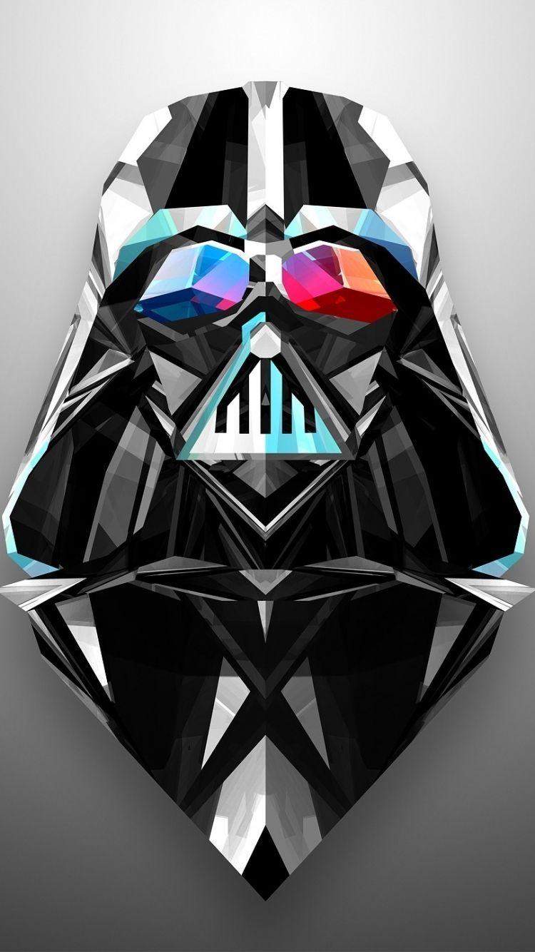 Low Poly Darth Vader #wallpaper. wars. Low poly, Darth