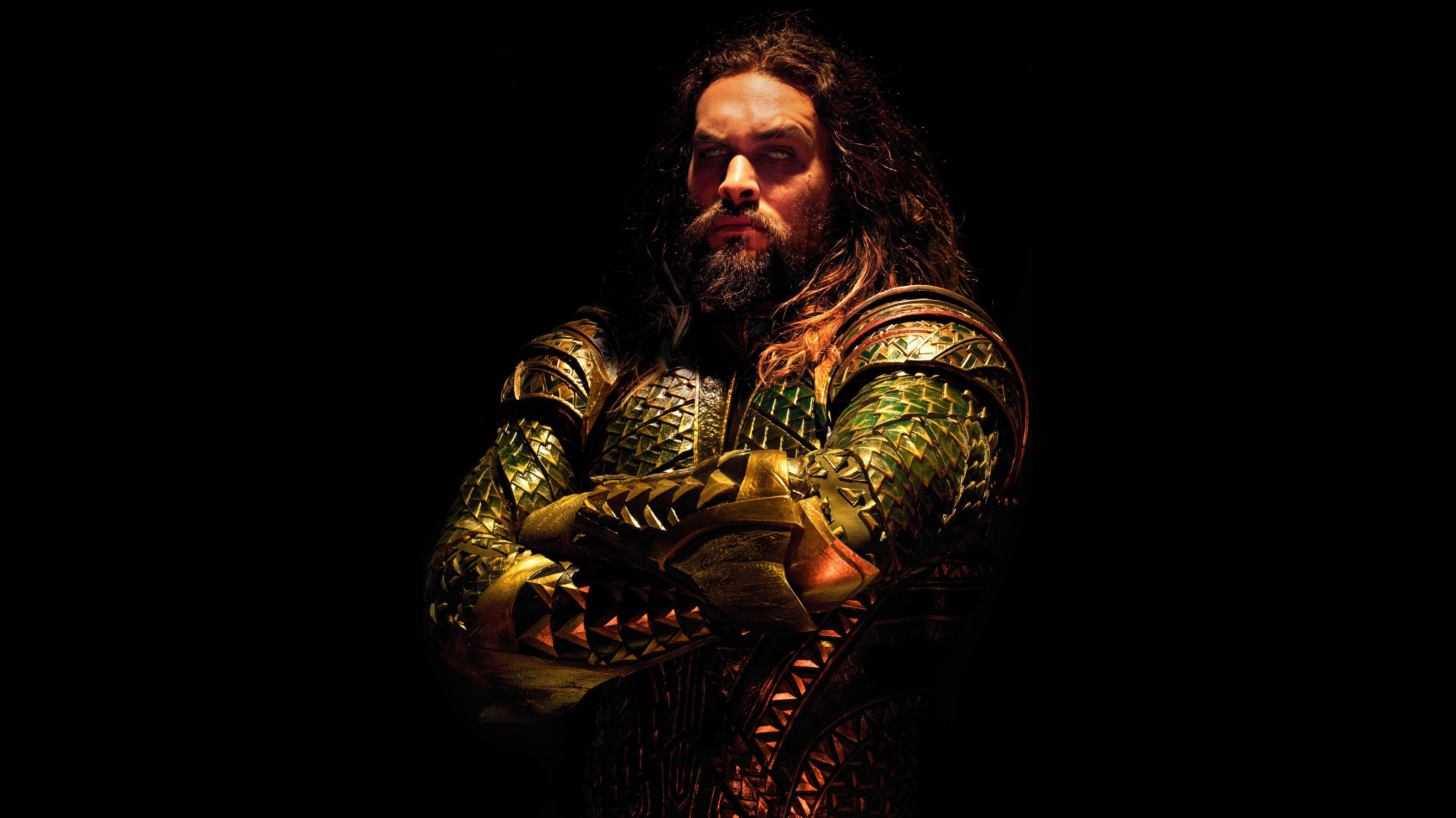 Wallpaper Aquaman, Jason Momoa, Justice League, 2017, 5K, Movies