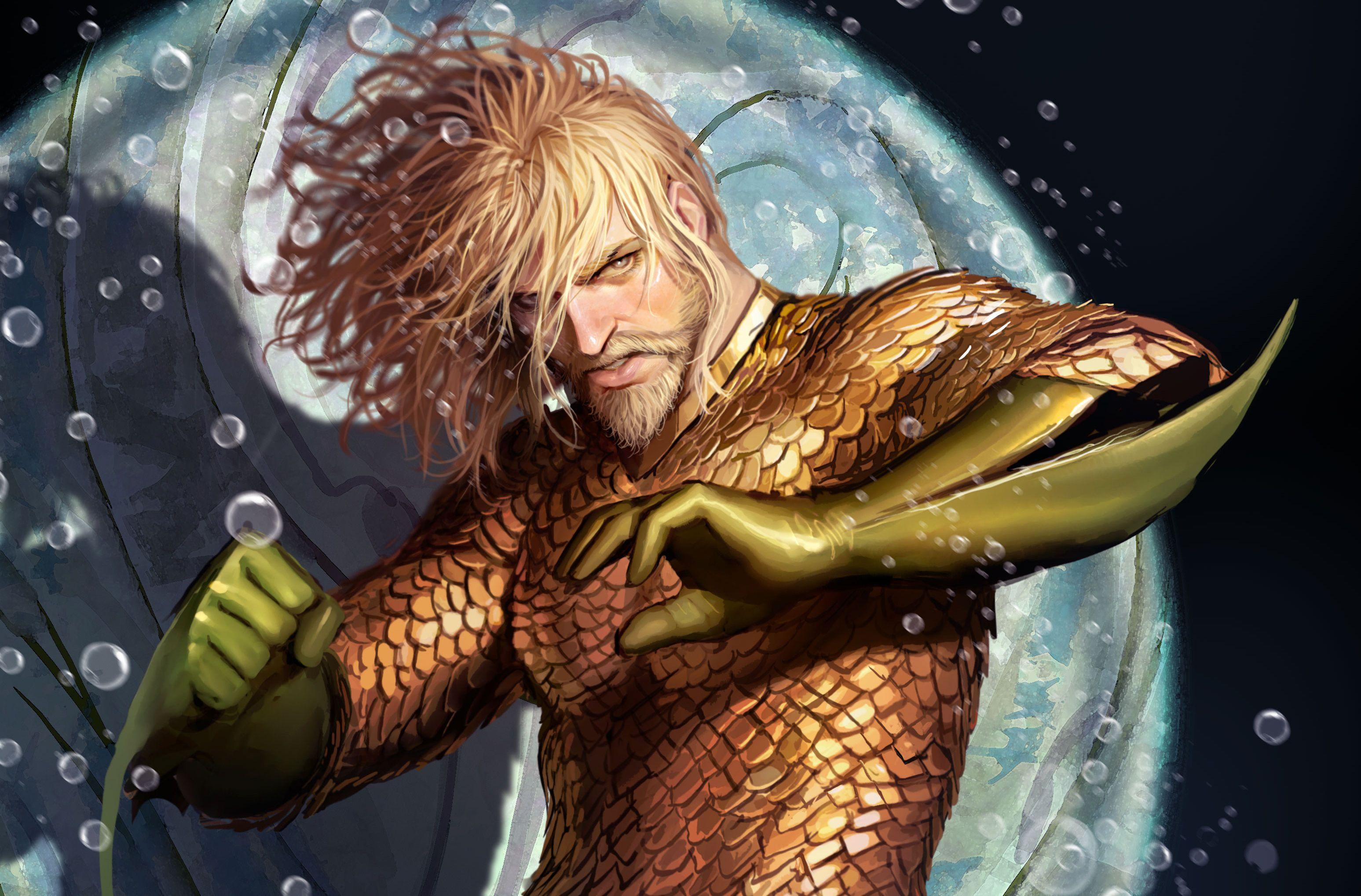 Aquaman 4k Artwork 1366x768 Resolution HD 4k Wallpaper
