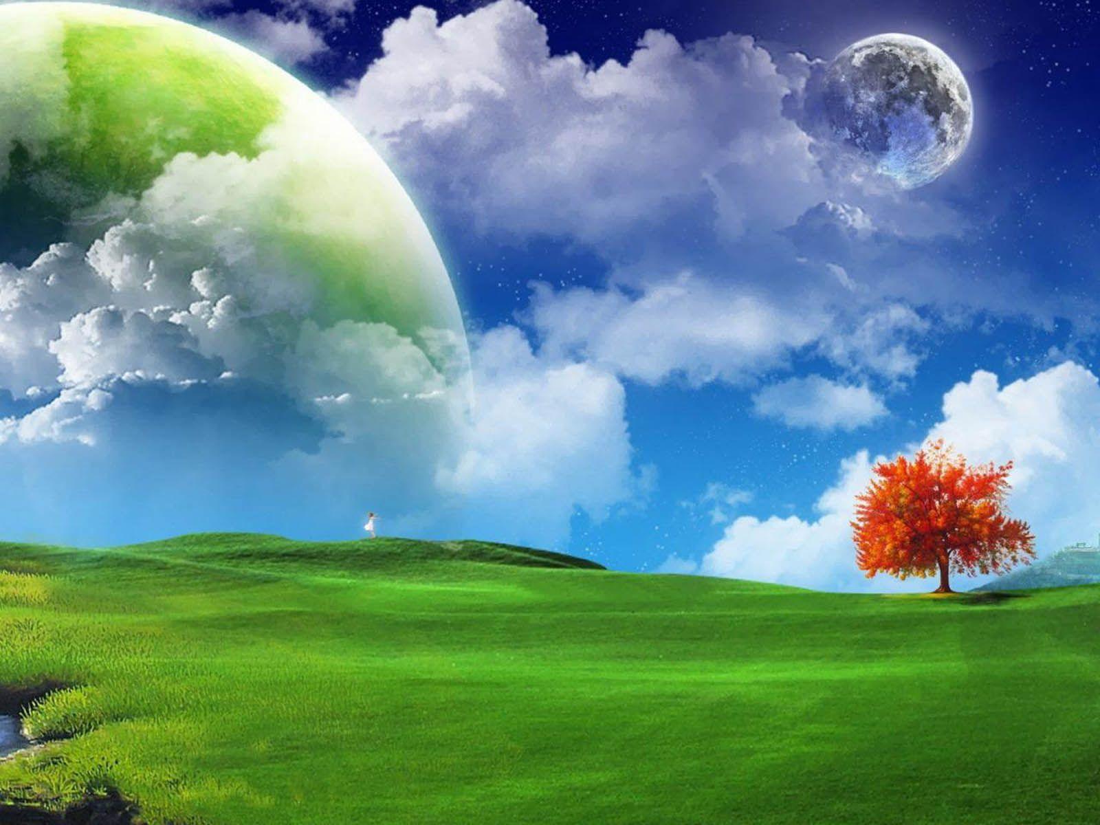 3D Nature Background Download