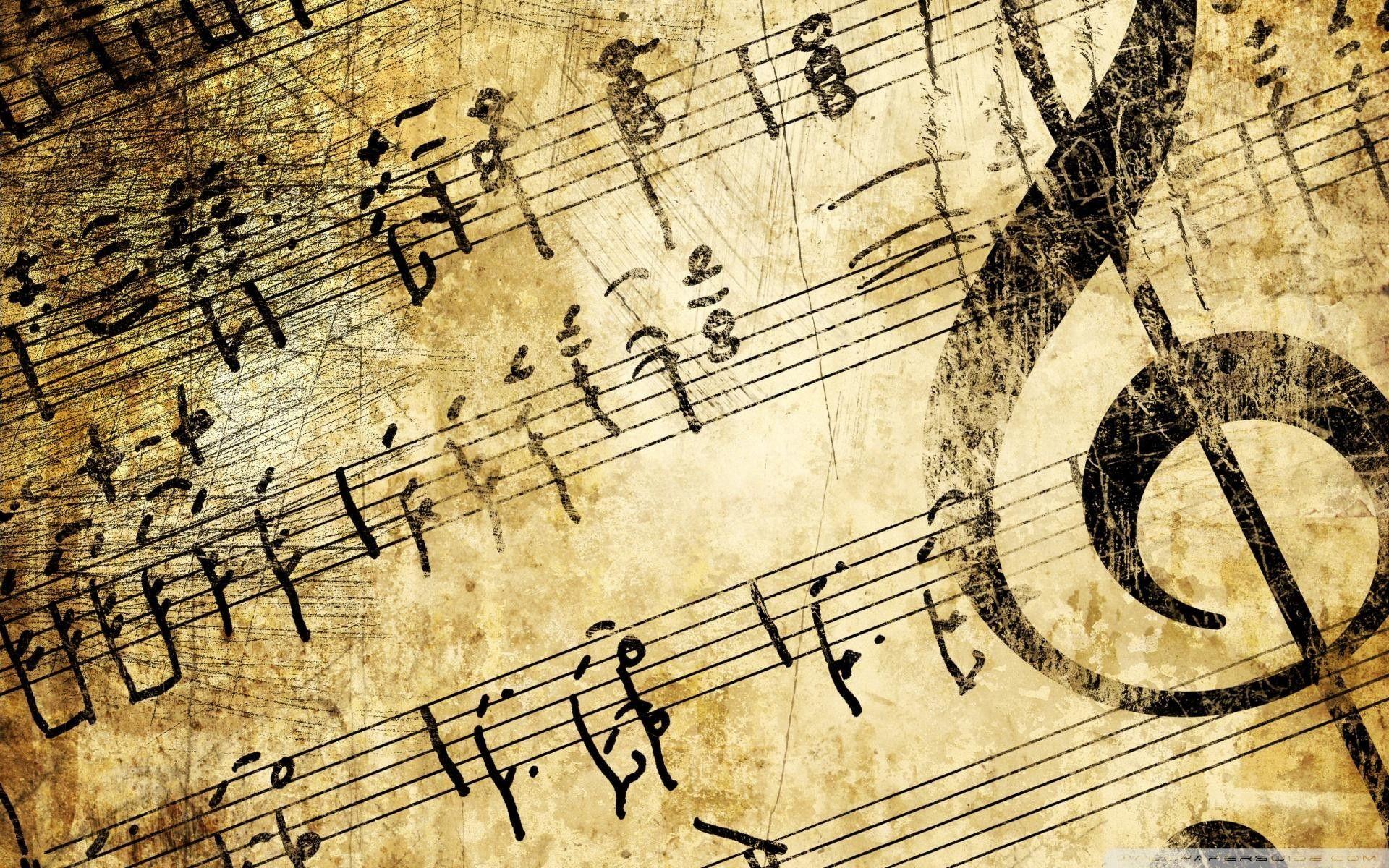 Sheet music backgroundDownload free awesome full HD wallpaper