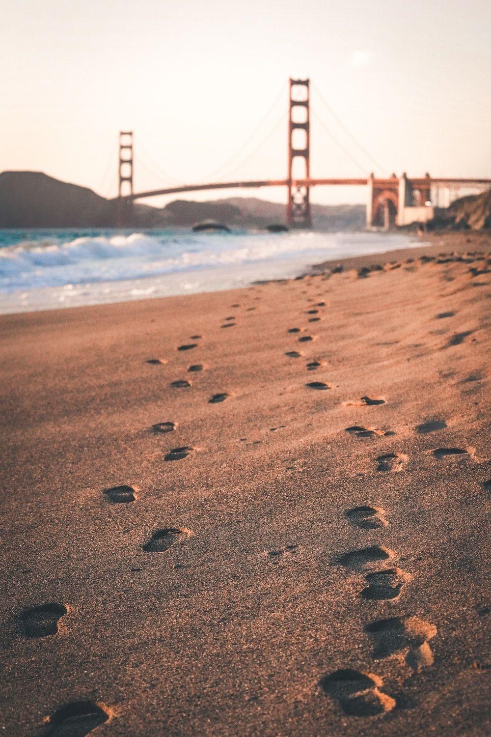 footprints in the sand best free sand, footprint, beach