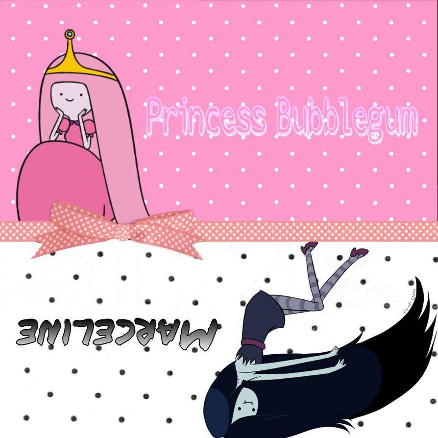 Marceline and Princess Bubblegum wallpaper