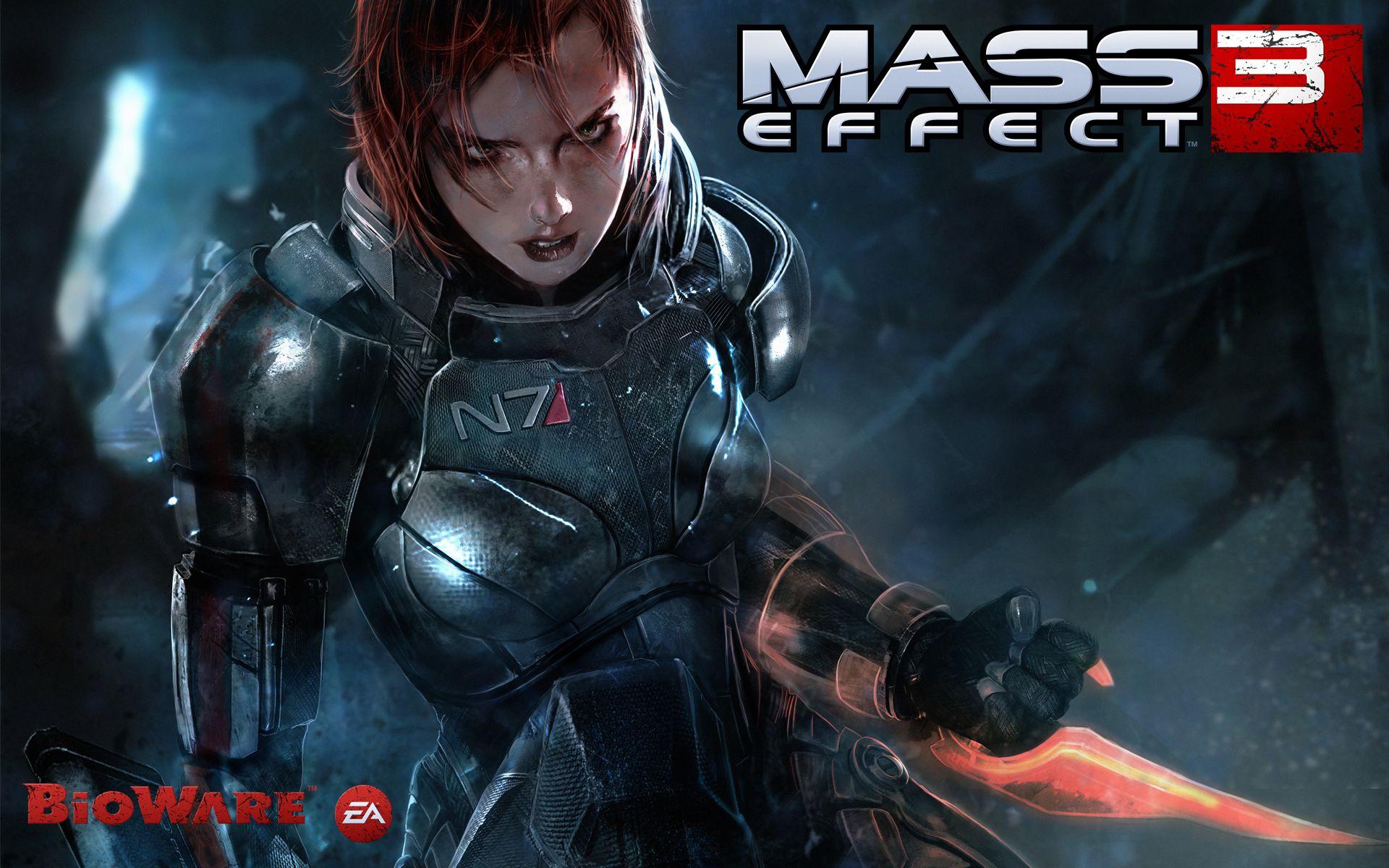 Female Shepard in Mass Effect 3 Wallpaper