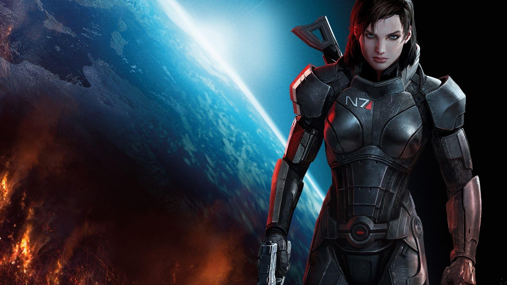 Mass Effect 3 Female Shepard Cov HD Wallpaper, Background Image