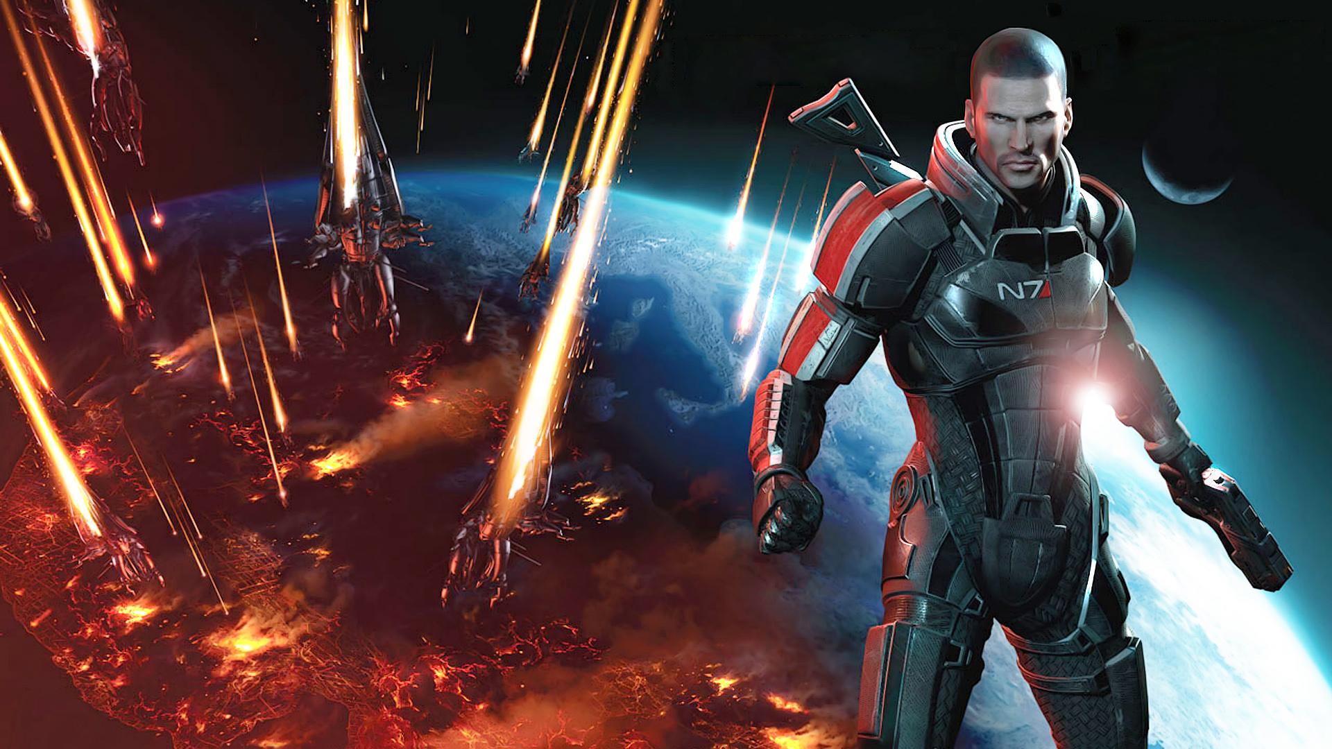 Commander Shepard in Mass Effect 3 Wallpaper