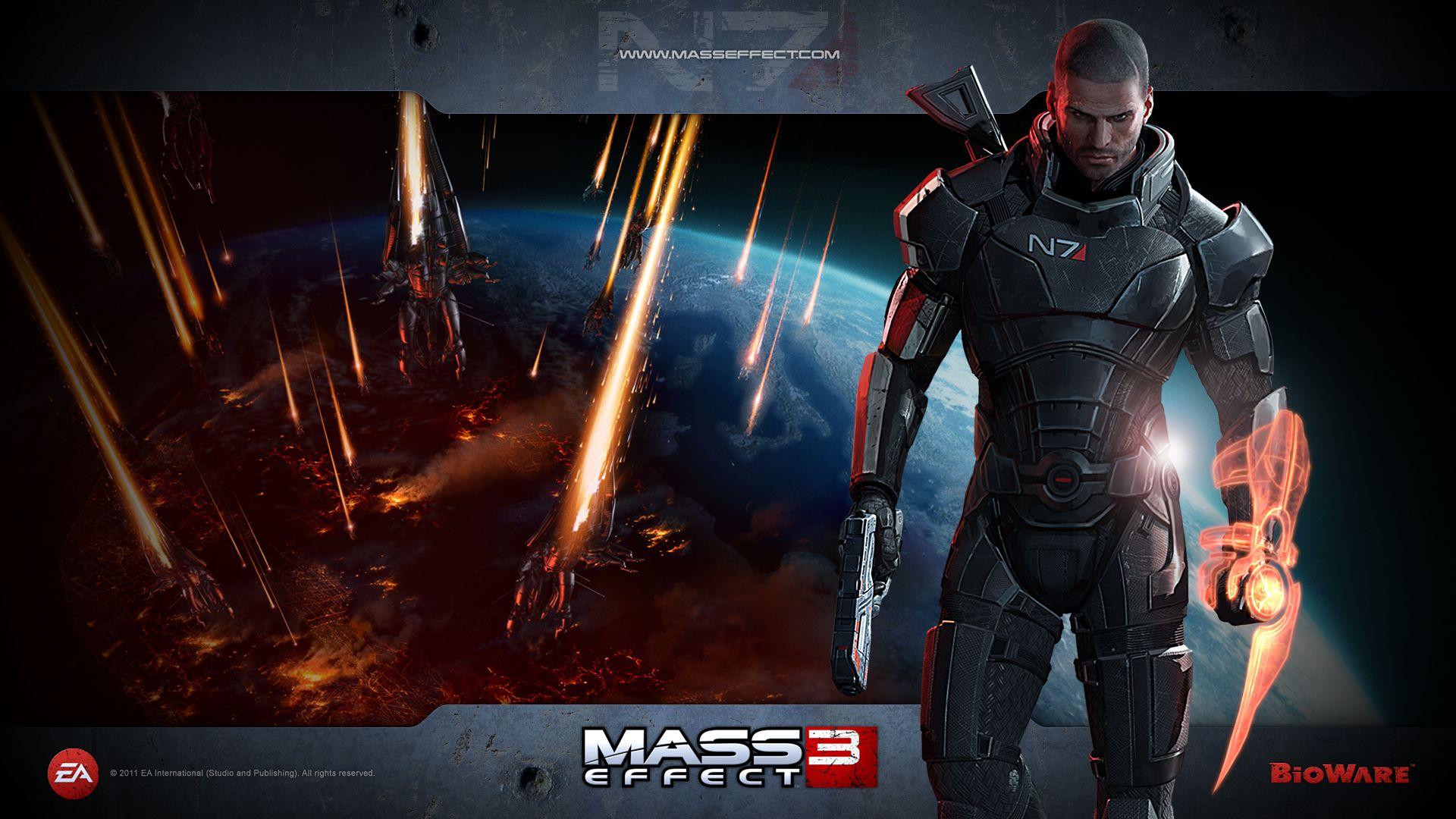 Mass Effect 3 Wallpaper Commander Shepard