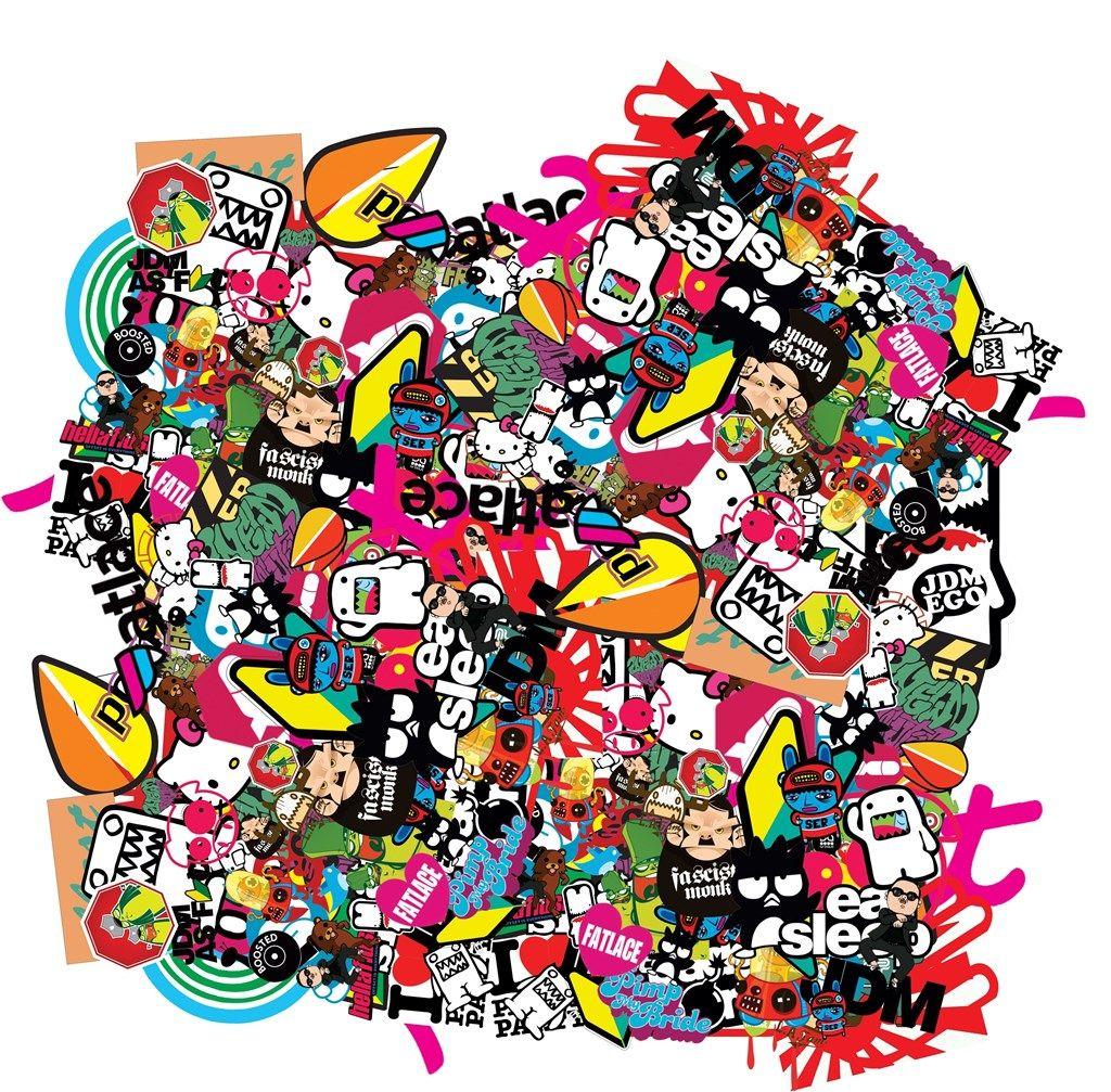 Jdm Sticker Bomb Wallpaper Image Desktop Background