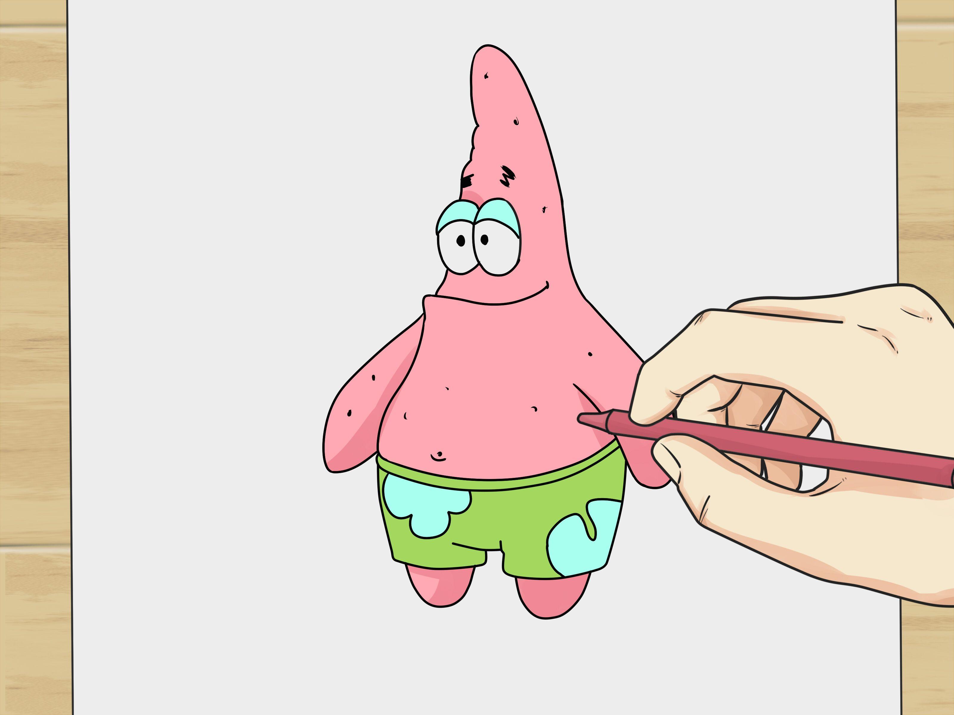 Best Picture Of Patrick From Spongebob Squarepants How To Draw