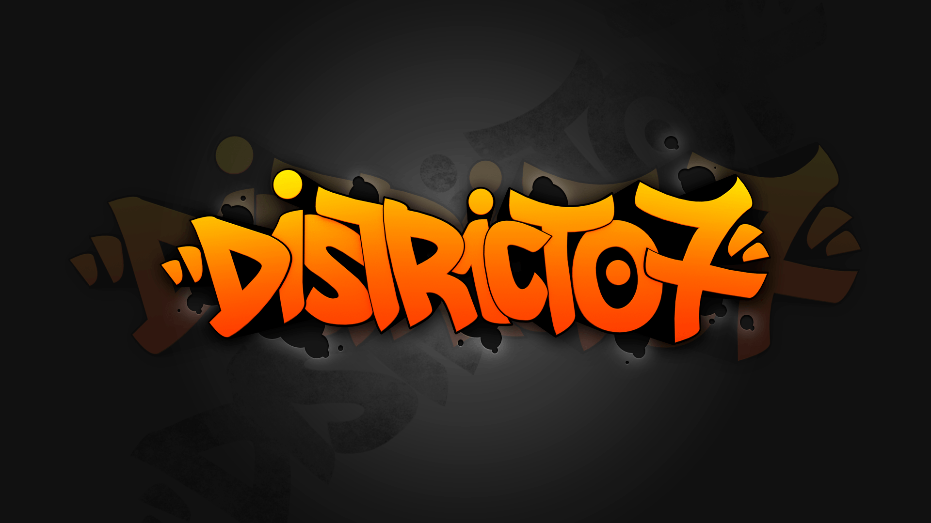 DistrictO7 Graffiti Logo