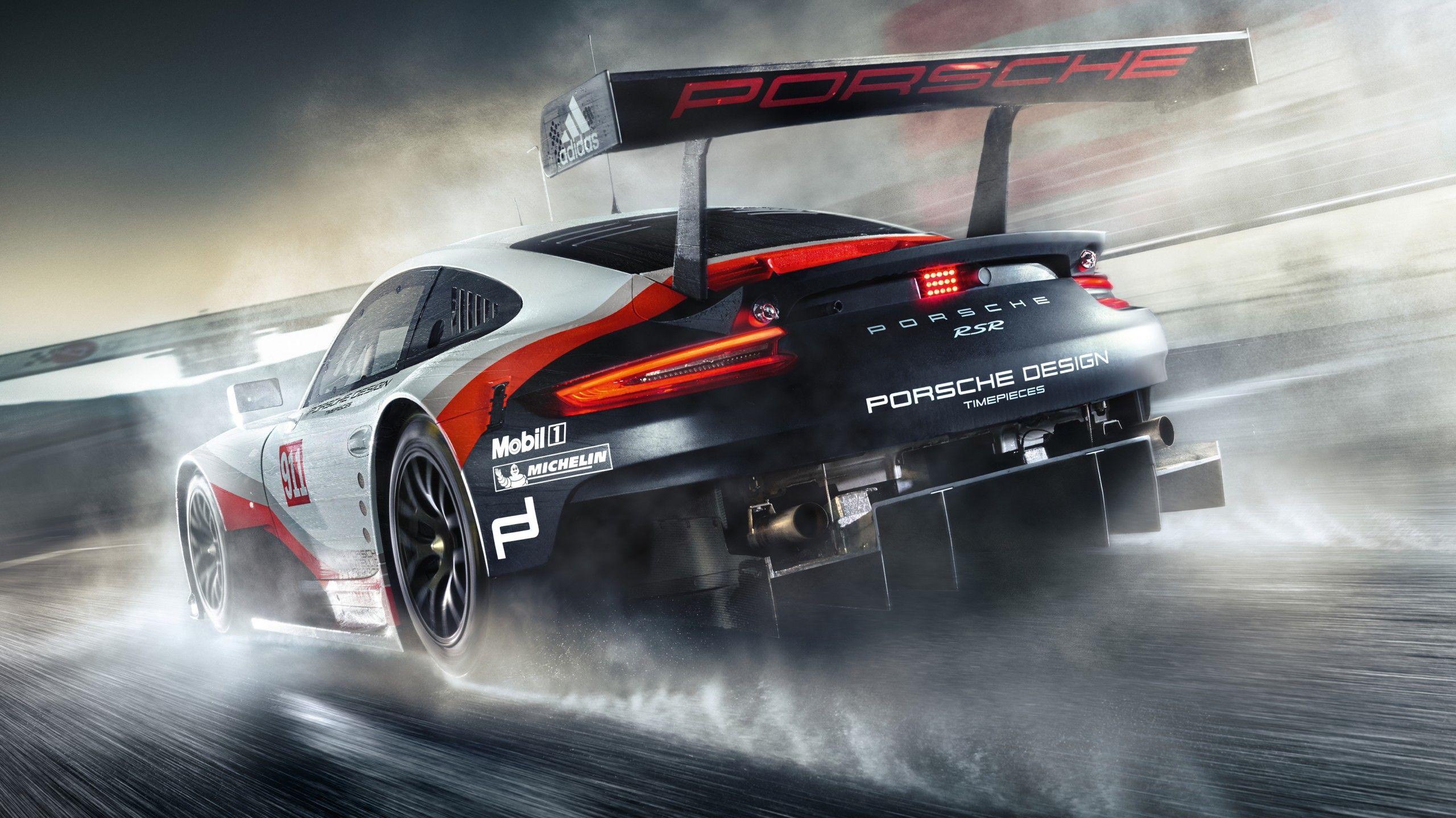 Wallpaper Porsche 911 RSR, Racing, HD, 4K, Automotive / Cars