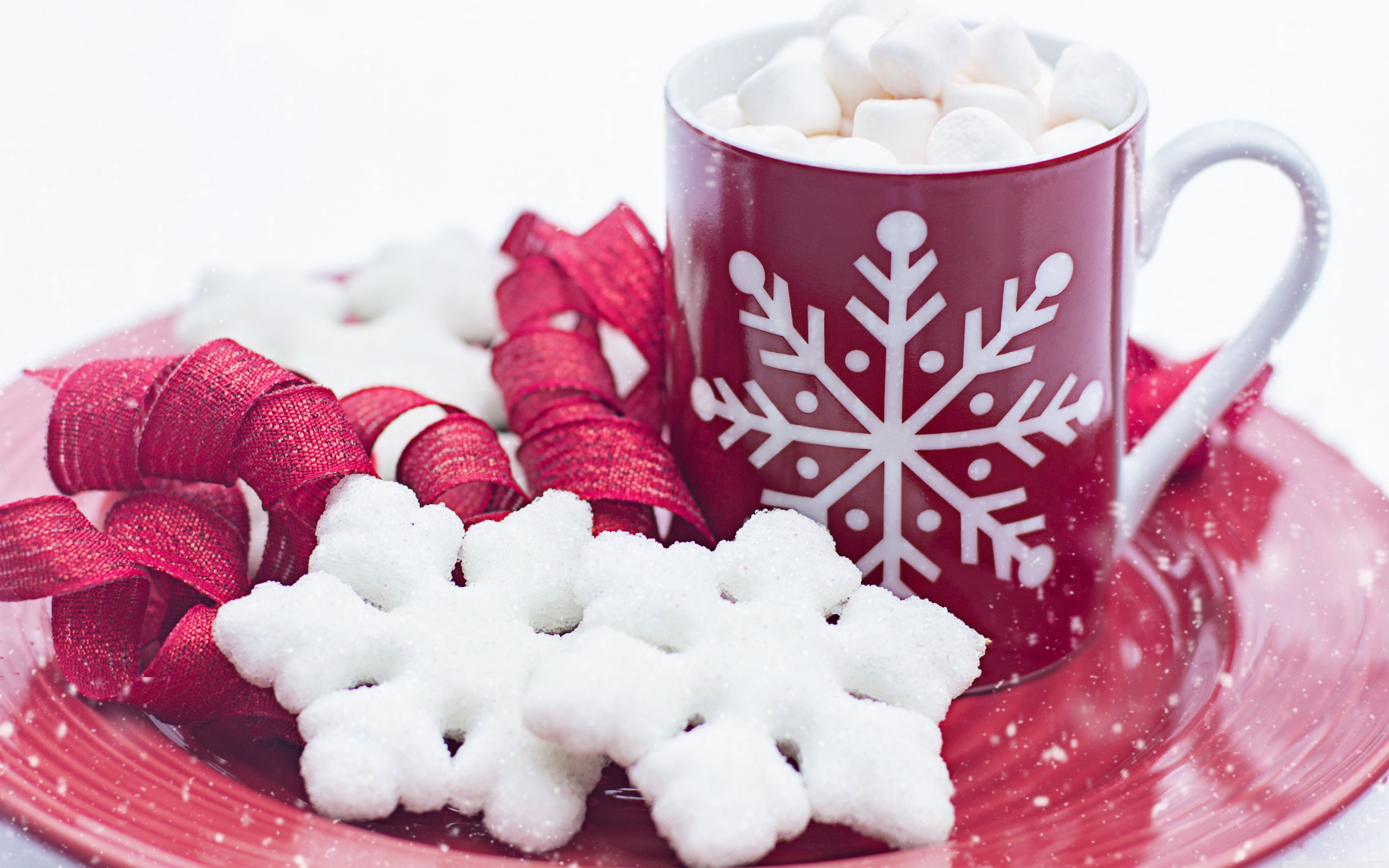 Christmas Hot Chocolate Mug, Winter ❤ 4K HD Desktop Wallpaper