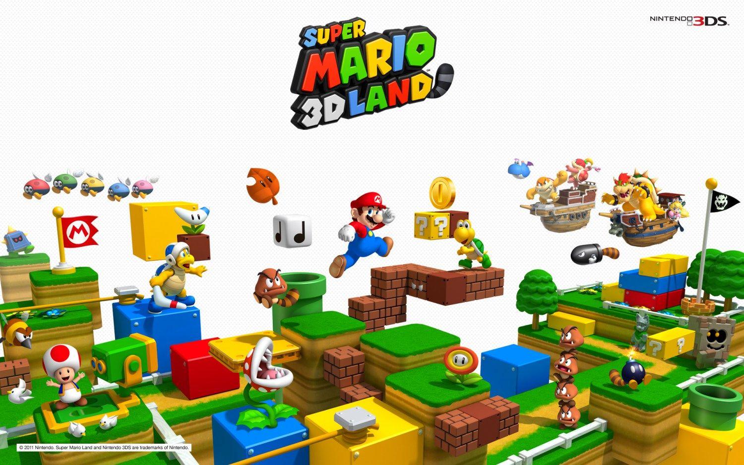 Super Mario 3D Land Wallpaper added