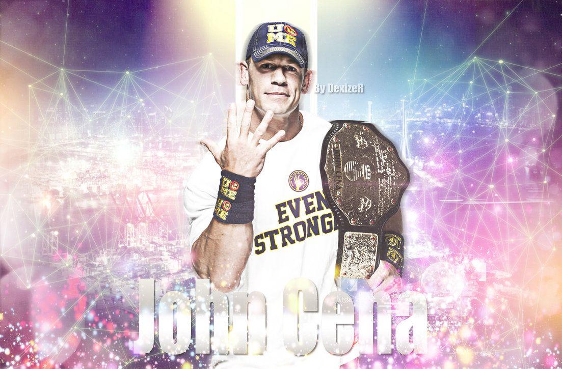 New WWE John Cena Champ 2014 HD Wallpaper
