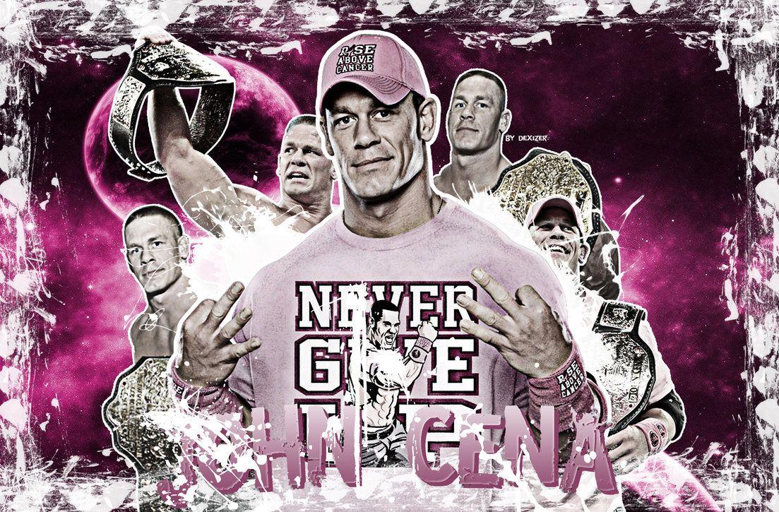 New WWE John Cena pink 2014 HD Wallpaper