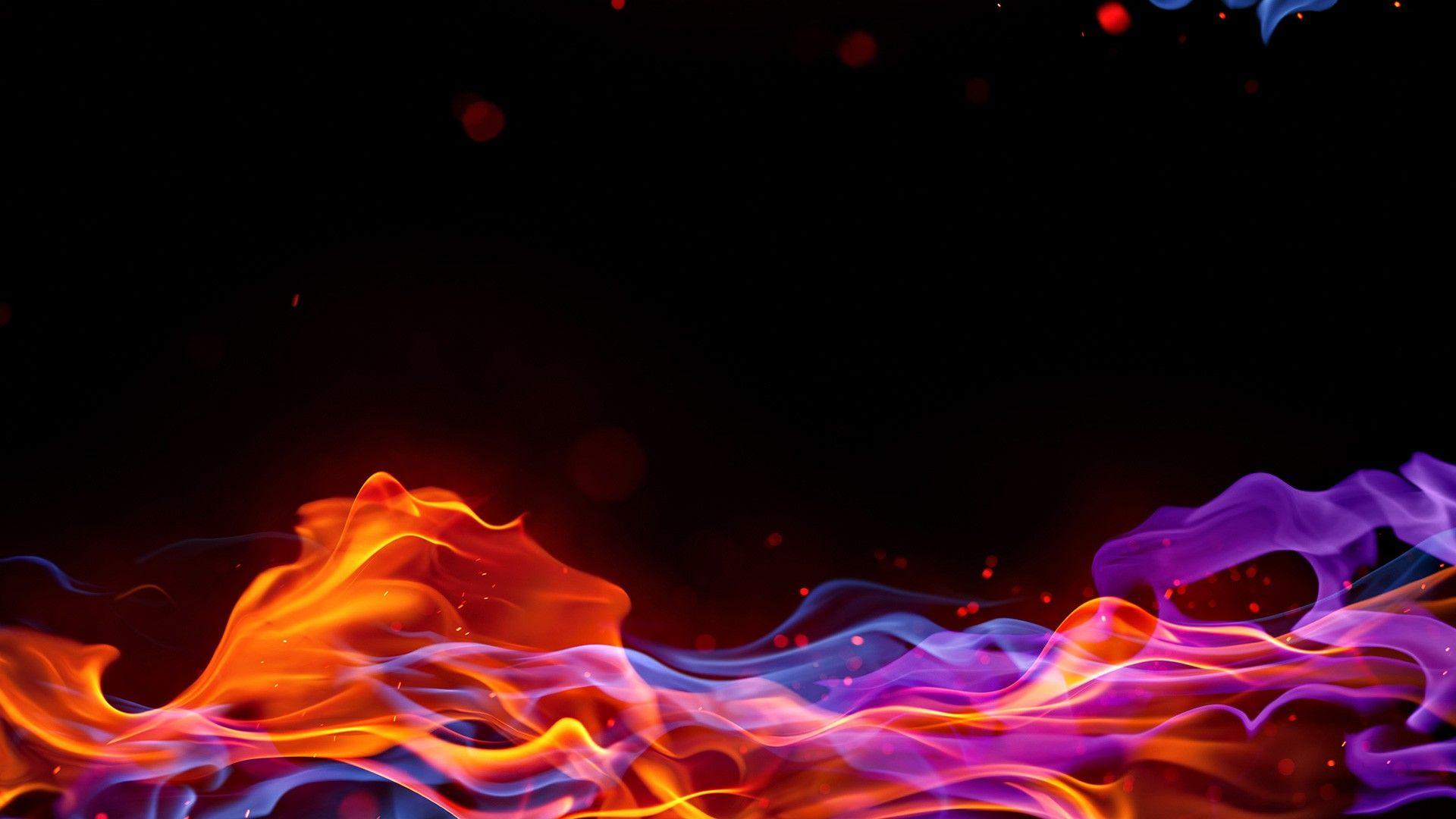 Blue And Red Fire Wallpapers - Wallpaper Cave