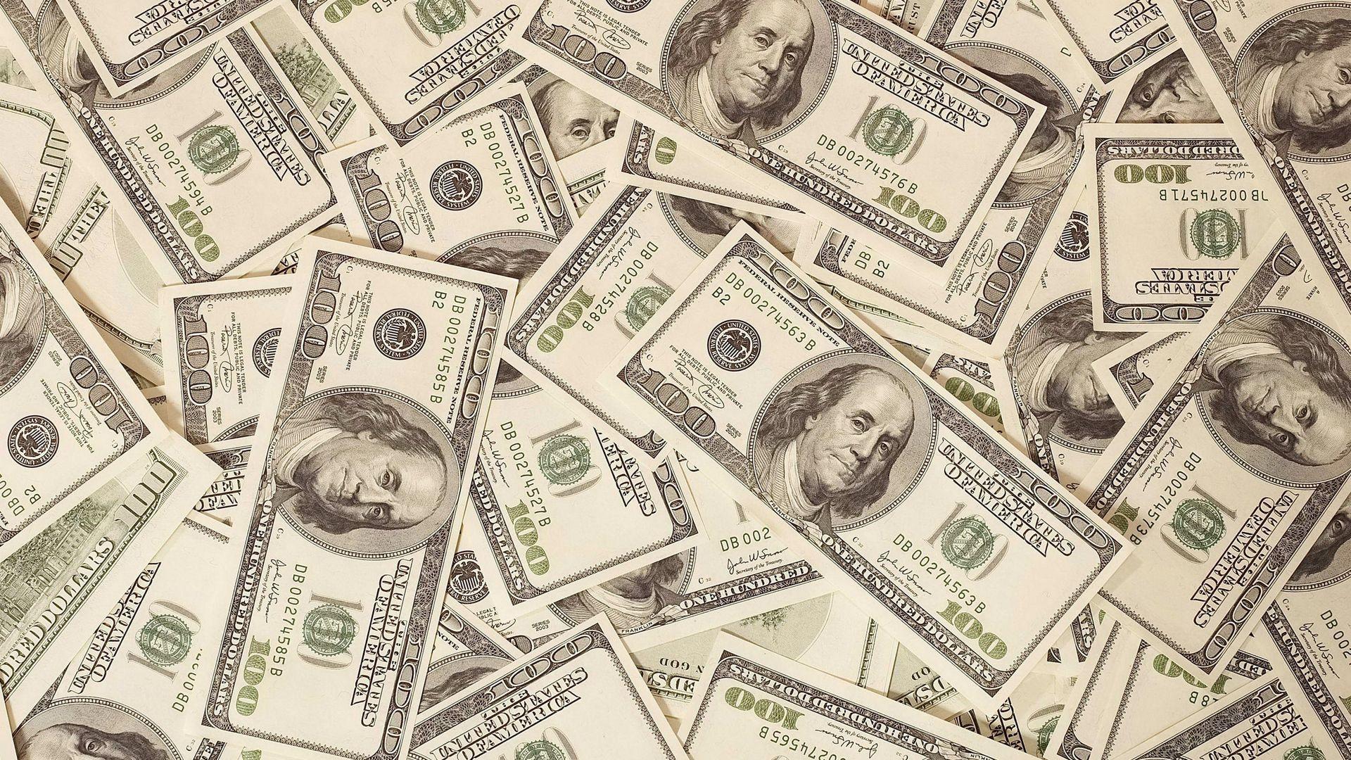 Download wallpaper 1920x1080 money, dollars, bills, background