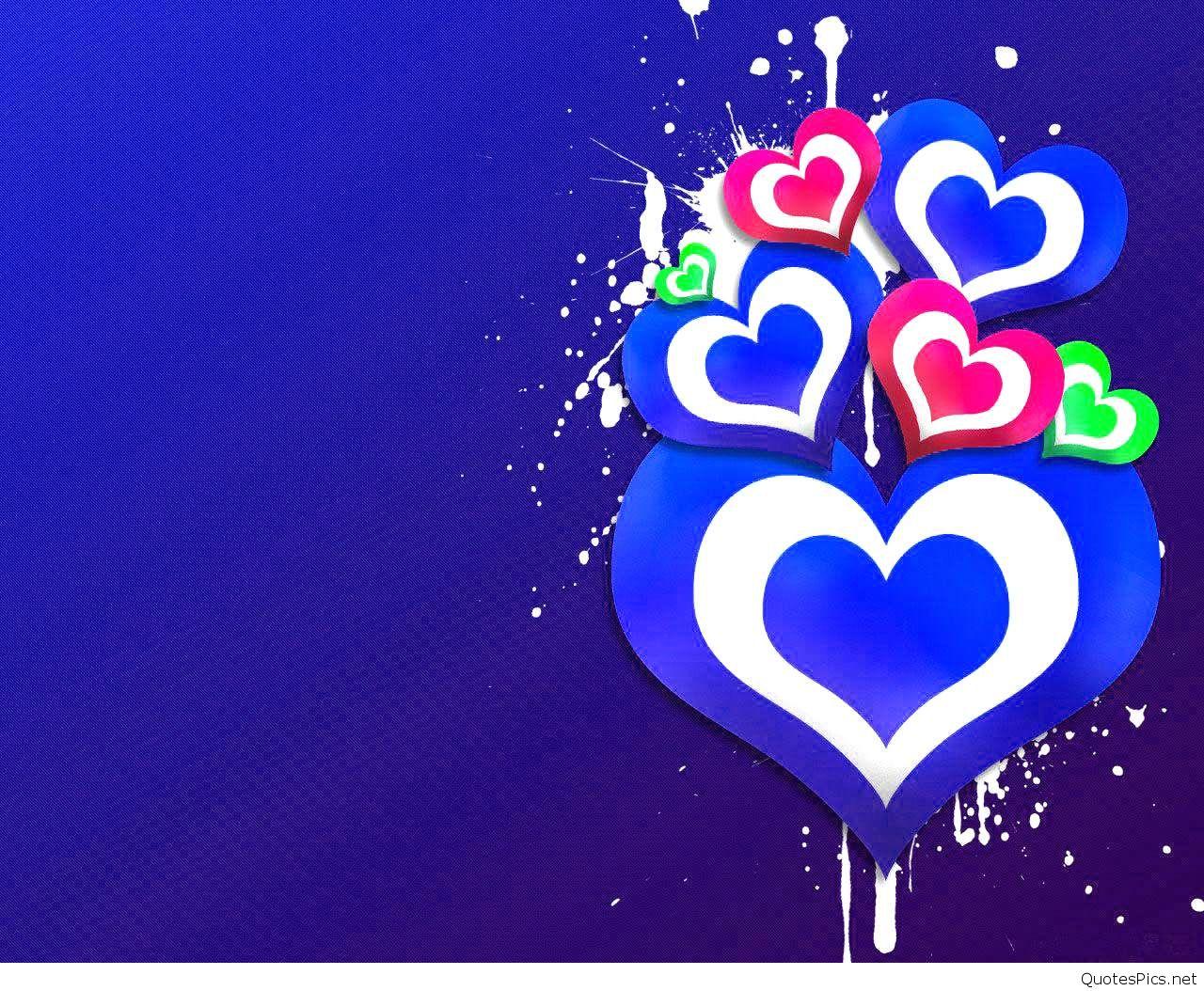 Blue Heart HD Wallpapers Wallpaper Cave