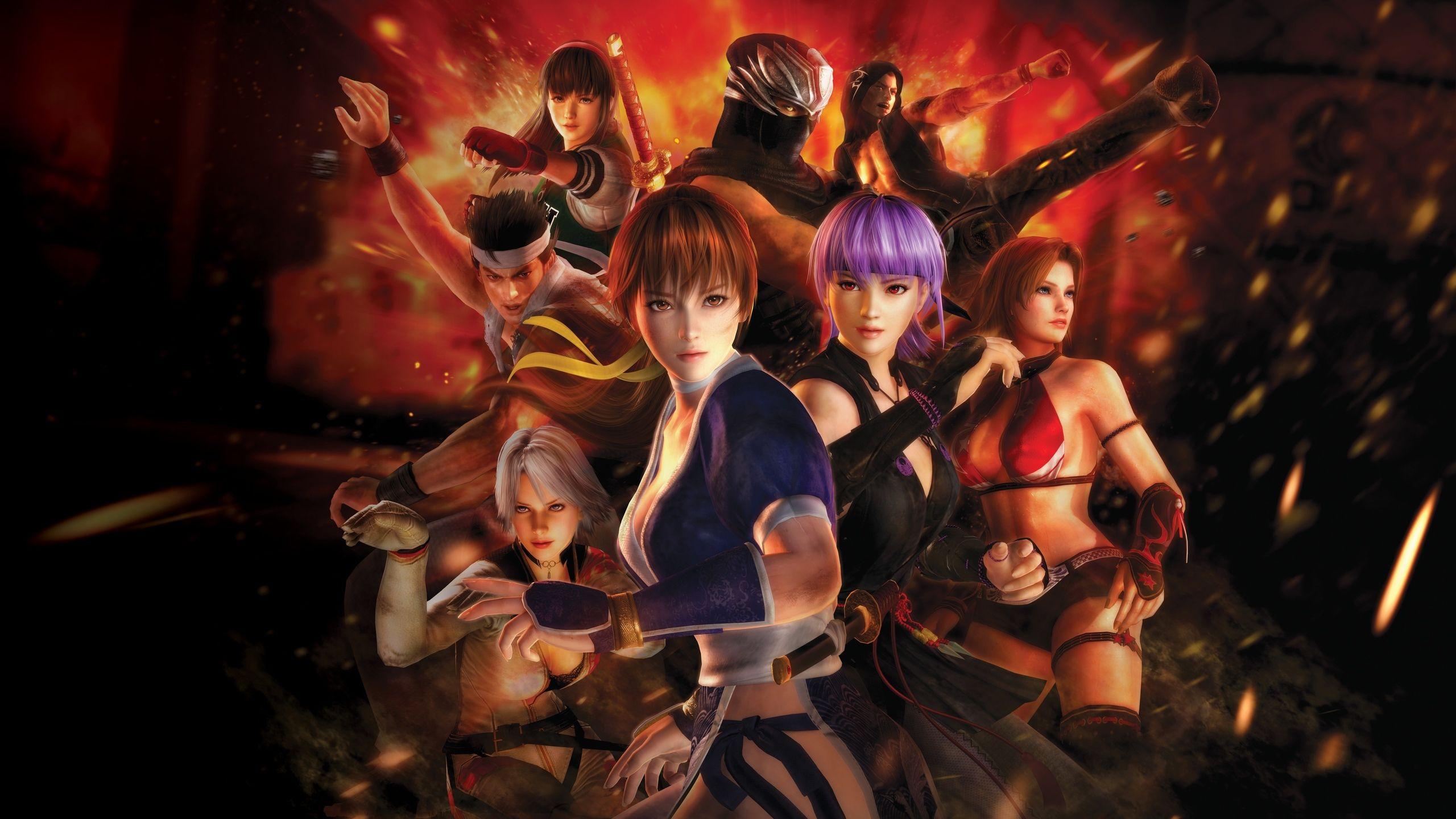 Download wallpaper doa5, fighting, dead or alive 5, kasumi, kasumi