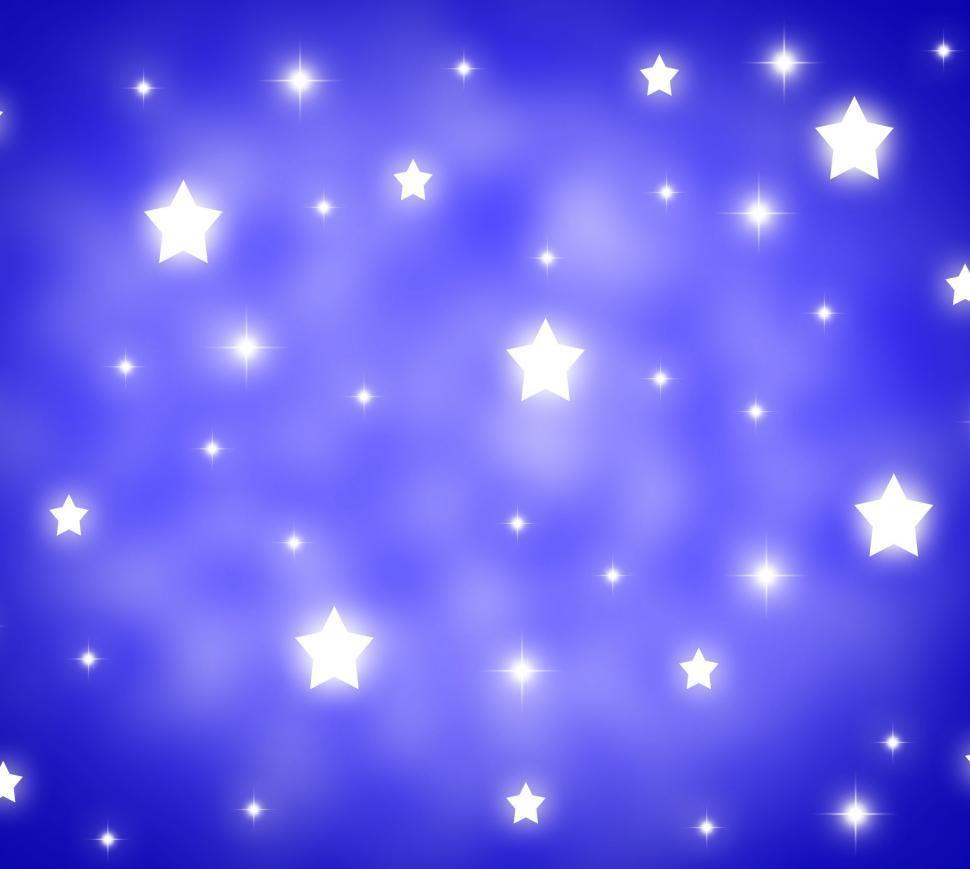 Get Free of Stars Background Shows Night Time