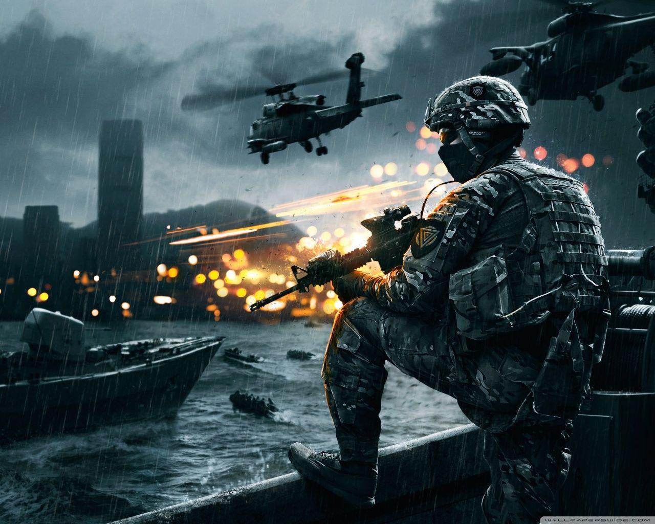 Battlefield 4 ❤ 4K HD Desktop Wallpaper for 4K Ultra HD TV • Dual