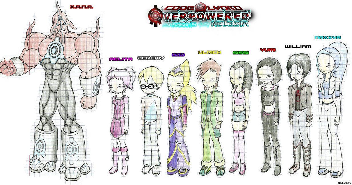 Code Lyoko Overpowered characters