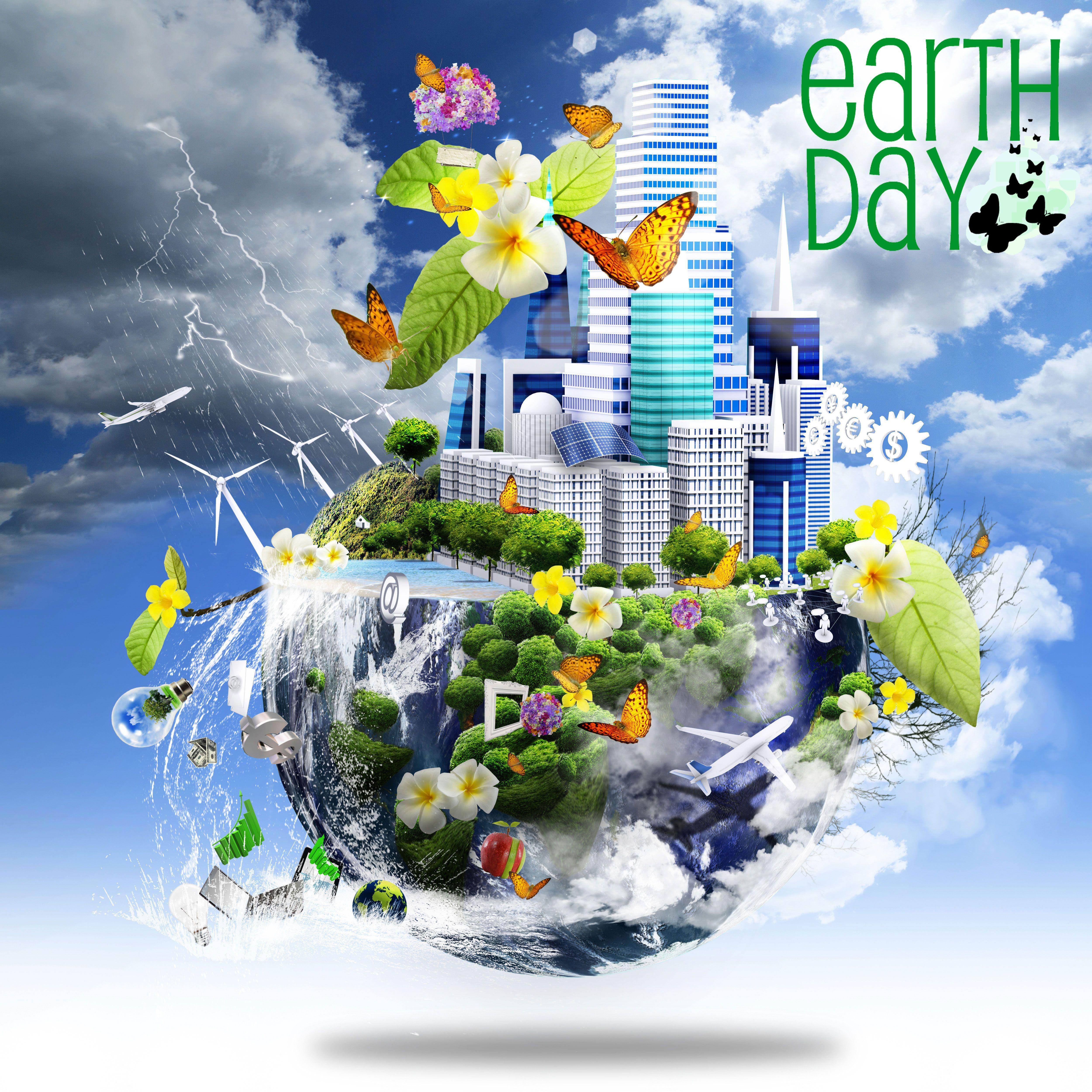 Happy Earth Day Go Green Nature Latest HD Wallpaper