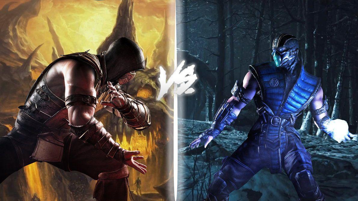 Scorpion VS Sub Zero MKX Wallpaper