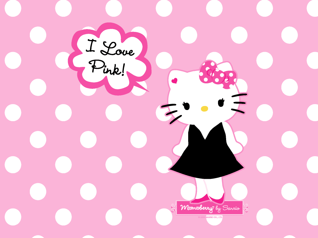 Pink Hello Kitty Wallpaper
