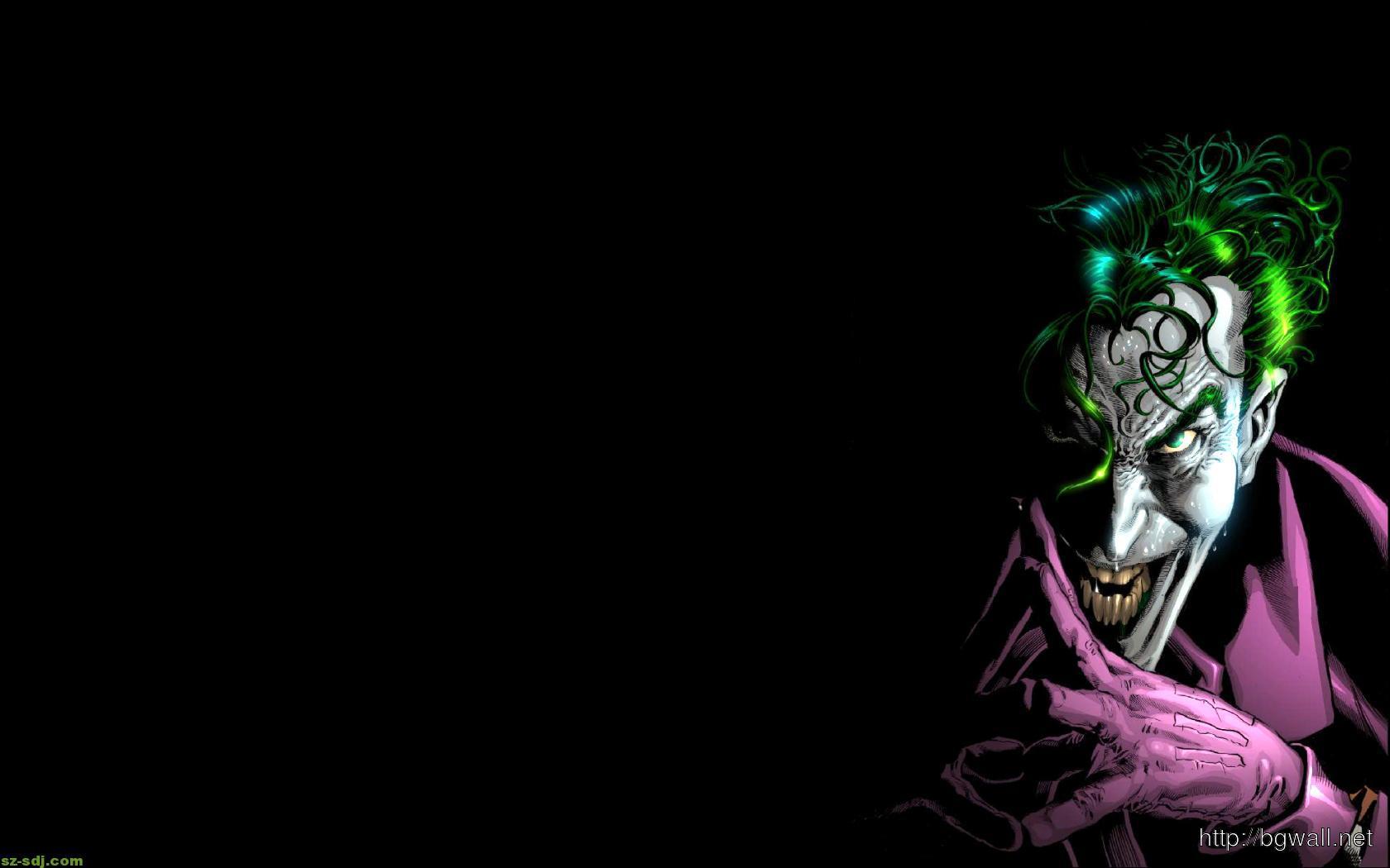 Black Joker Wallpaper Pc