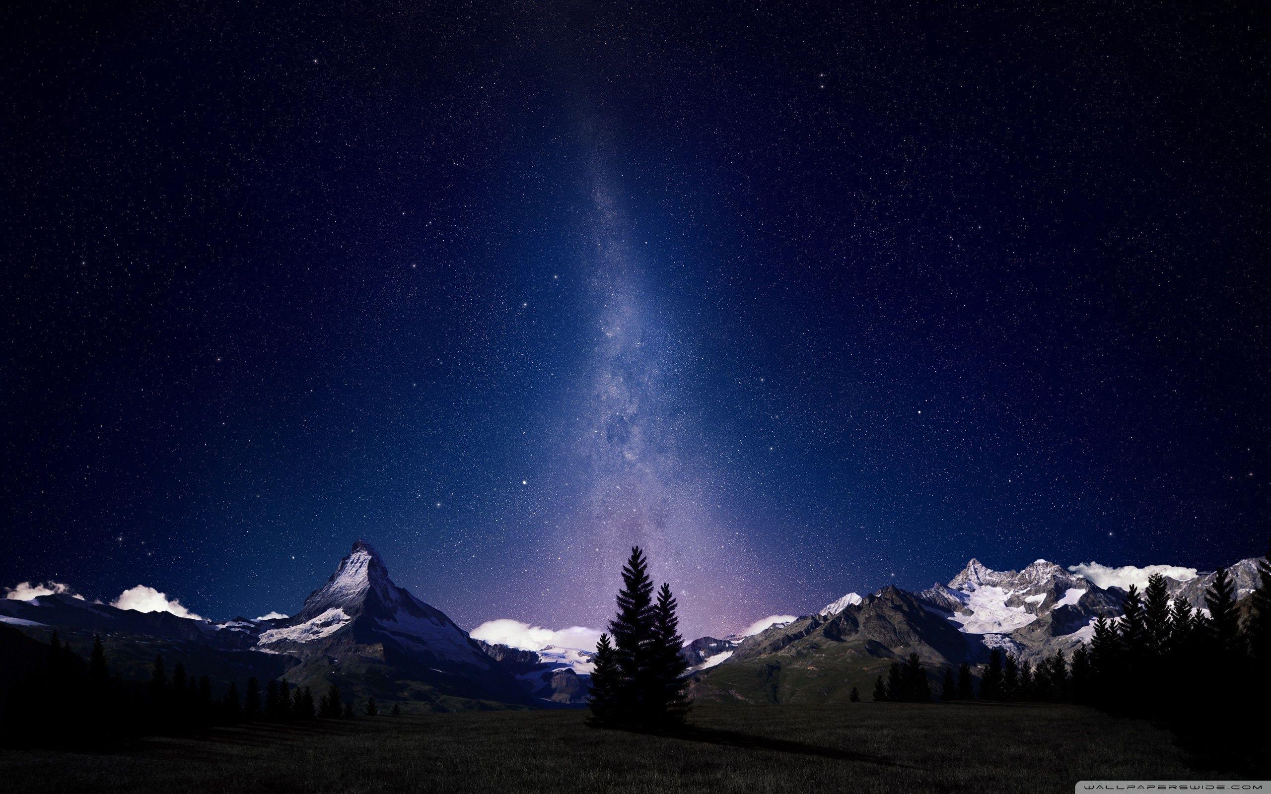 Beautiful Night Sky HD Wallpaper, Background Image