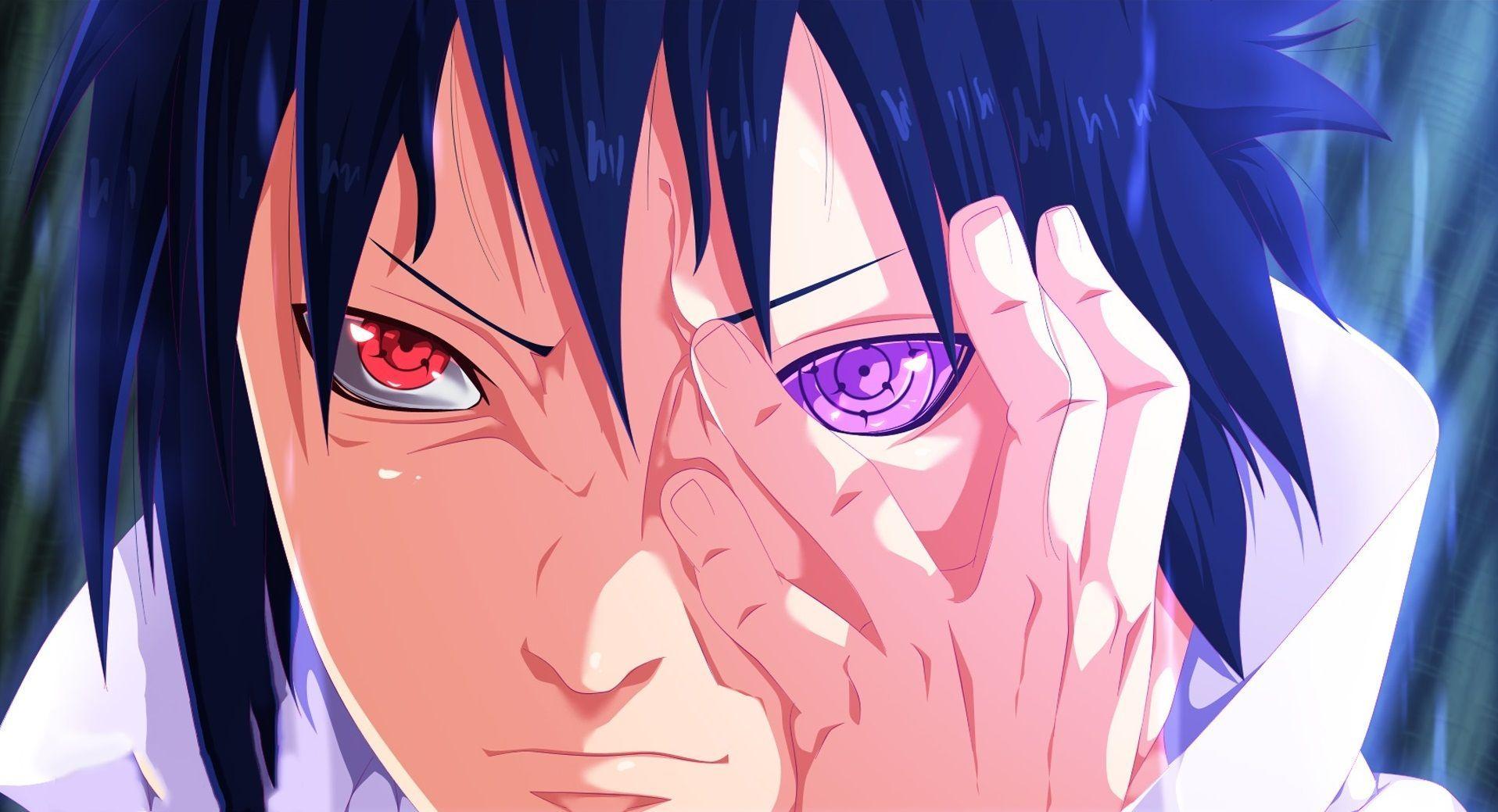 Image for Sasuke Uchiha (Sharingan and Rinnegan) Hq Wallpaper