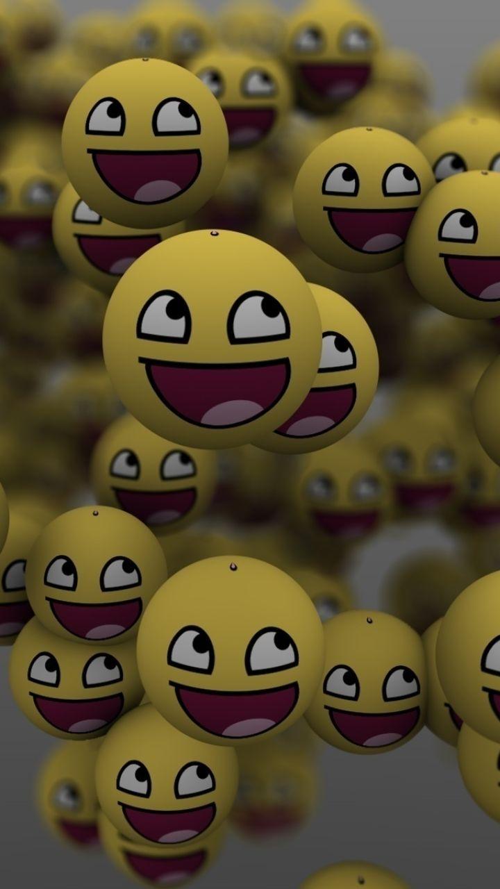 Humor Smiley (720x1280) Wallpaper