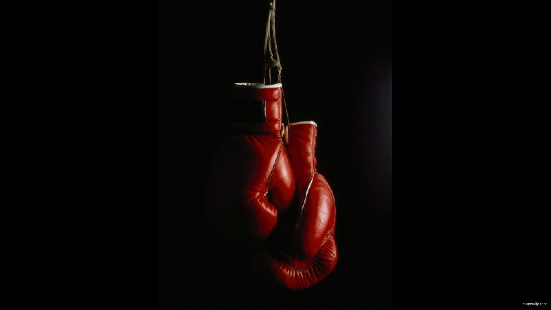 Black and Red Boxing Gloves 4K wallpaper download