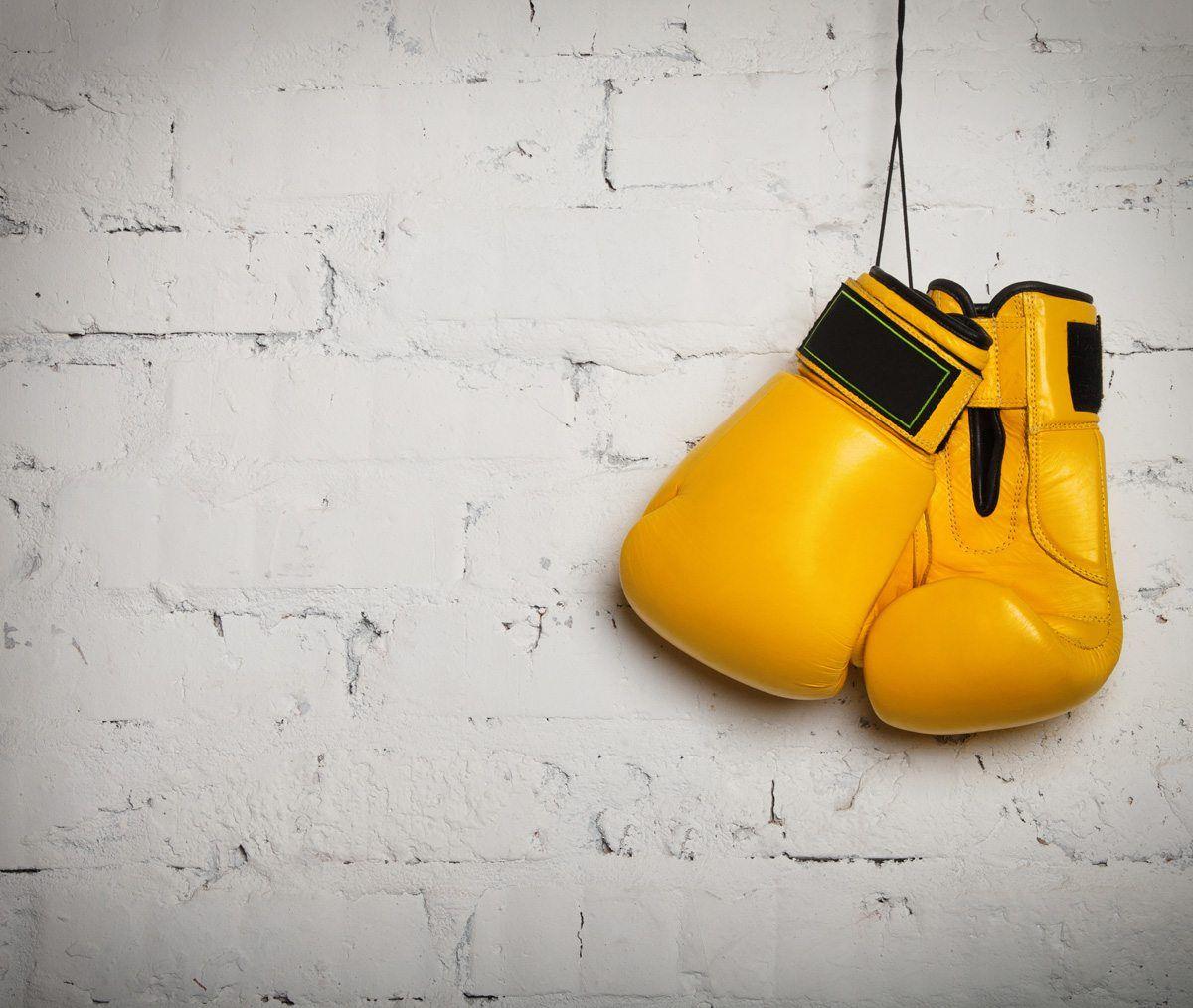 Boxing Gloves Wall Mural Photo Wallpaper by LoveAbode.com