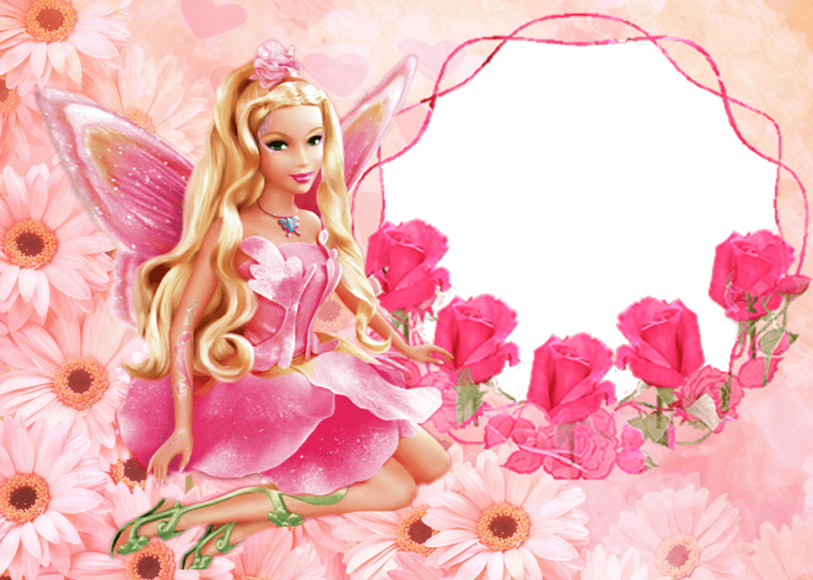 Barbie Doll CUte Pink Desktop Wallpaper. Tablo