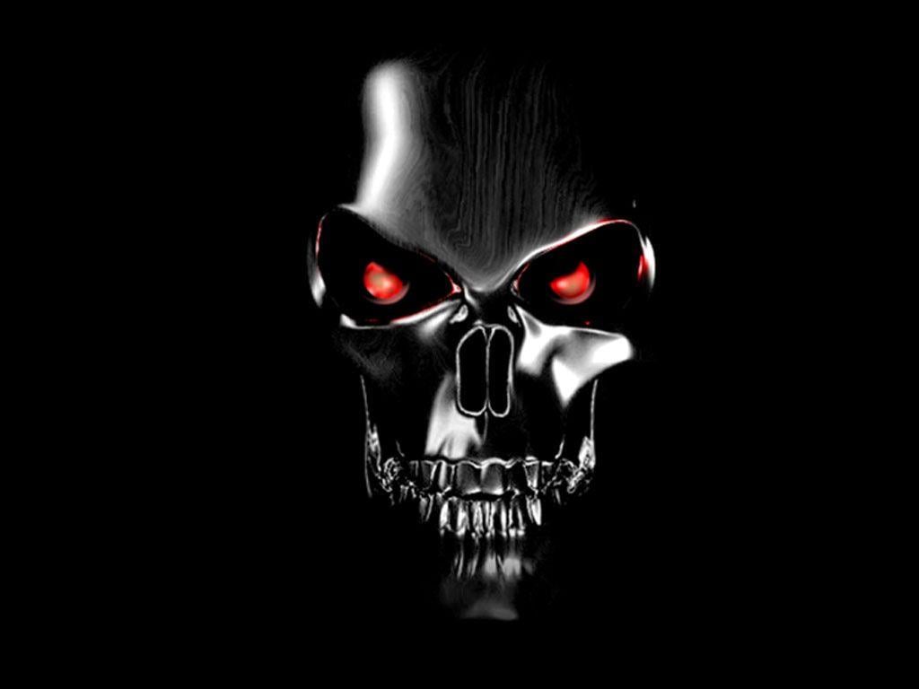 Download A mysterious black skull surrounded by an eerie mist Wallpaper   Wallpaperscom