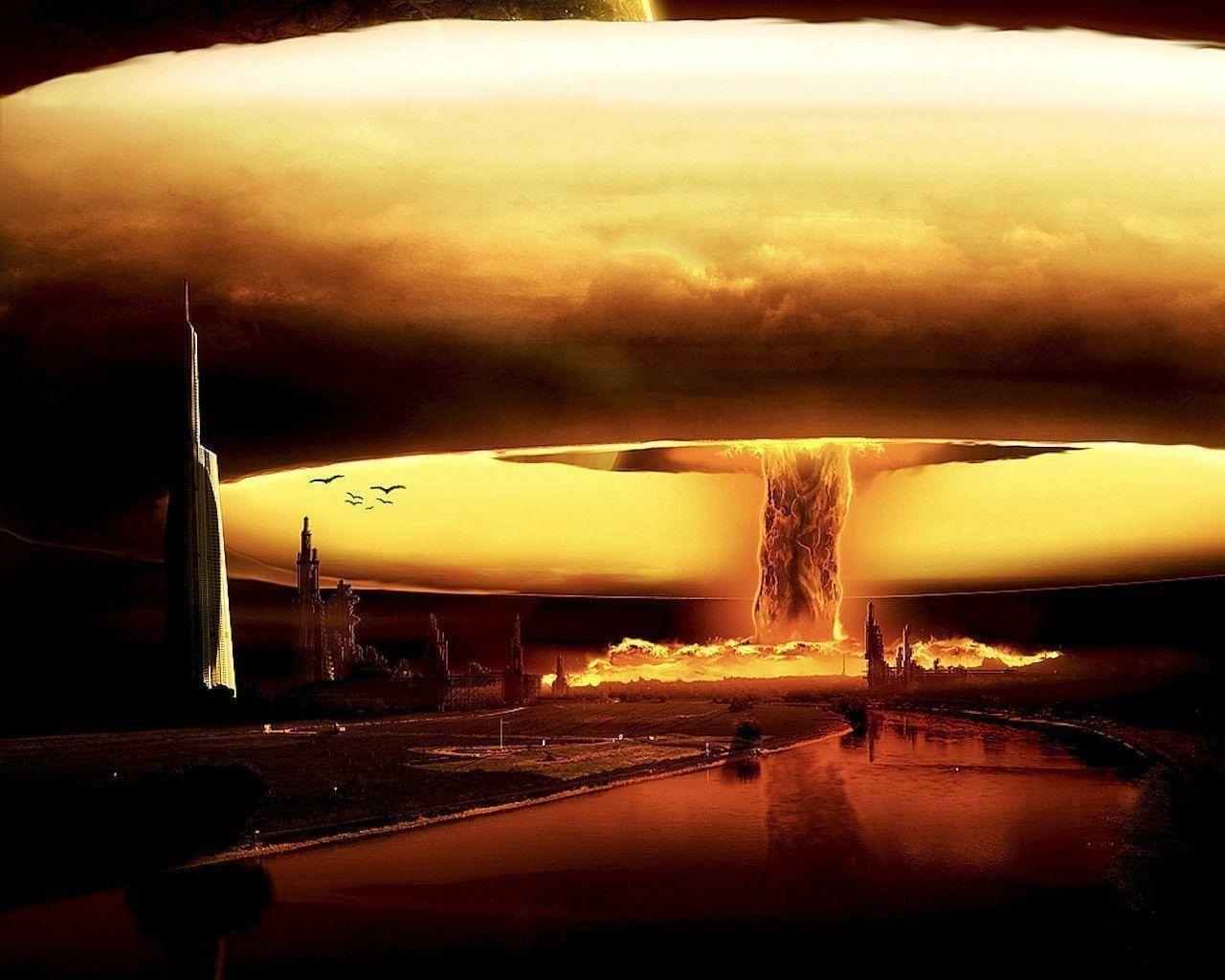Nuclear Bomb Wallpaper Desktop Background
