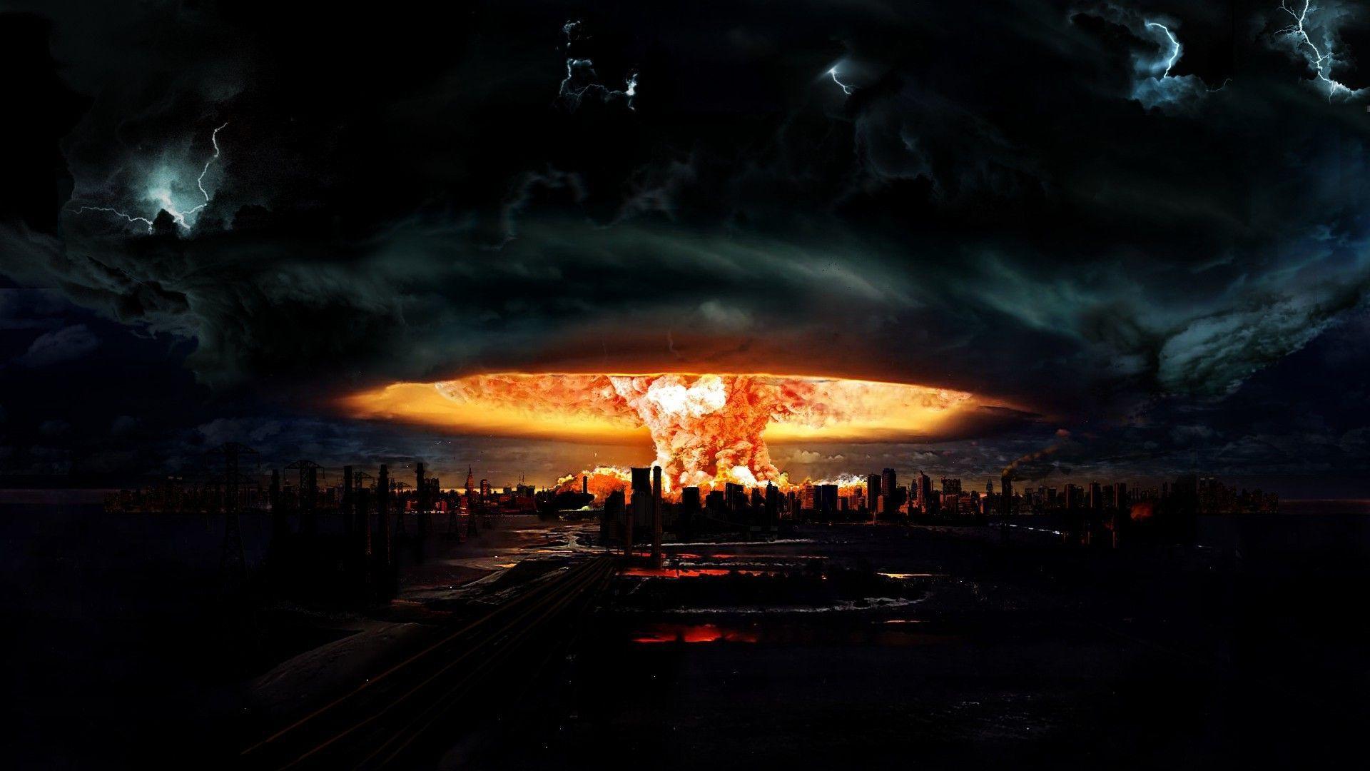 explosions nuclear nuclear explosions nuclear explosion / Wallbase.cc. Cityscape, Apocalypse, End of the world