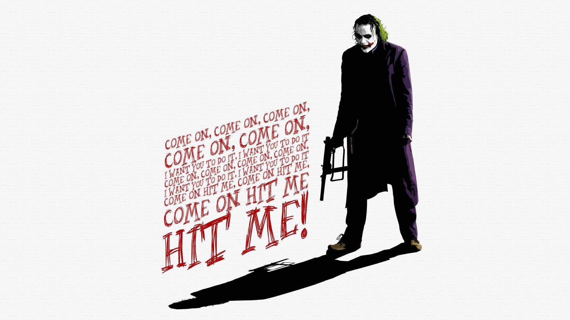 Download wallpaper 1920x1080 heath ledger, joker, the dark knight HD