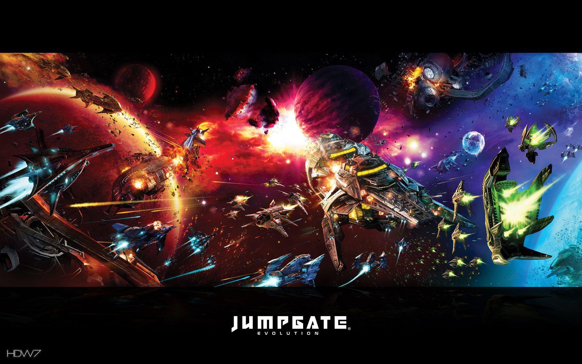 jumpgate evolution epic space combat widescreen wallpaper. HD
