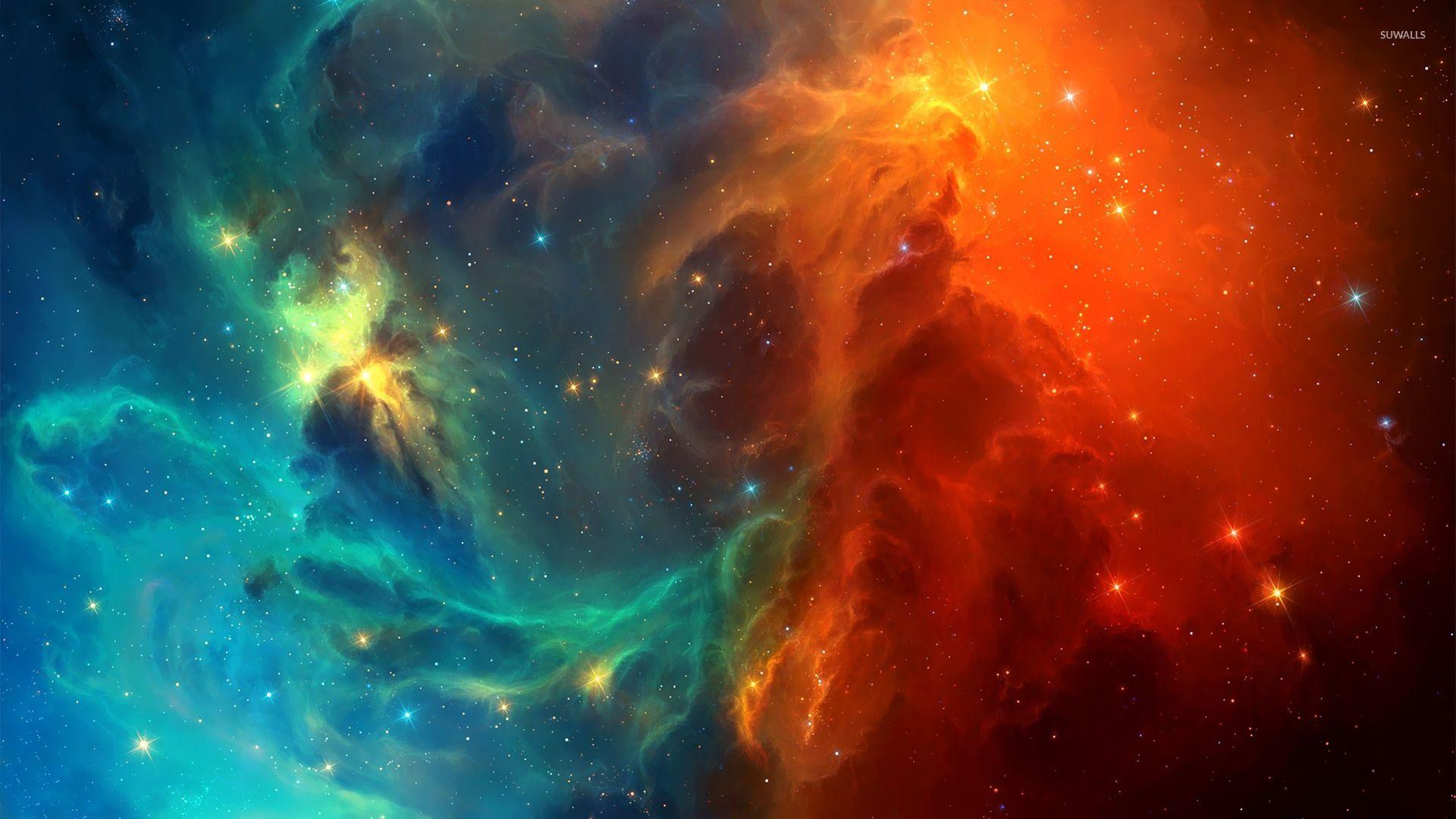 Carina Nebula Infrared Panorama Space Wallpaper  Wallpapers  Space