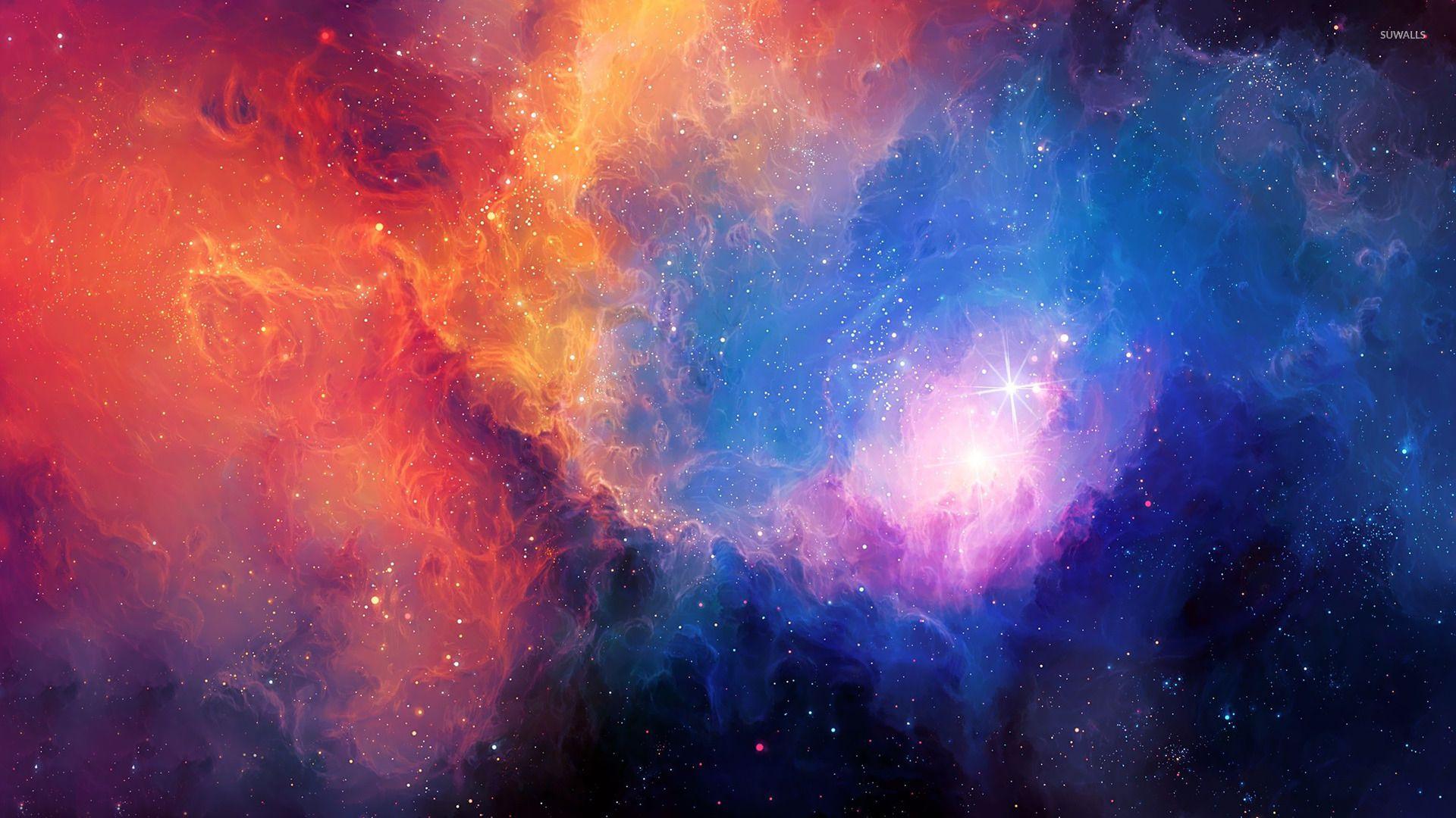 Colorful nebula wallpaper wallpaper