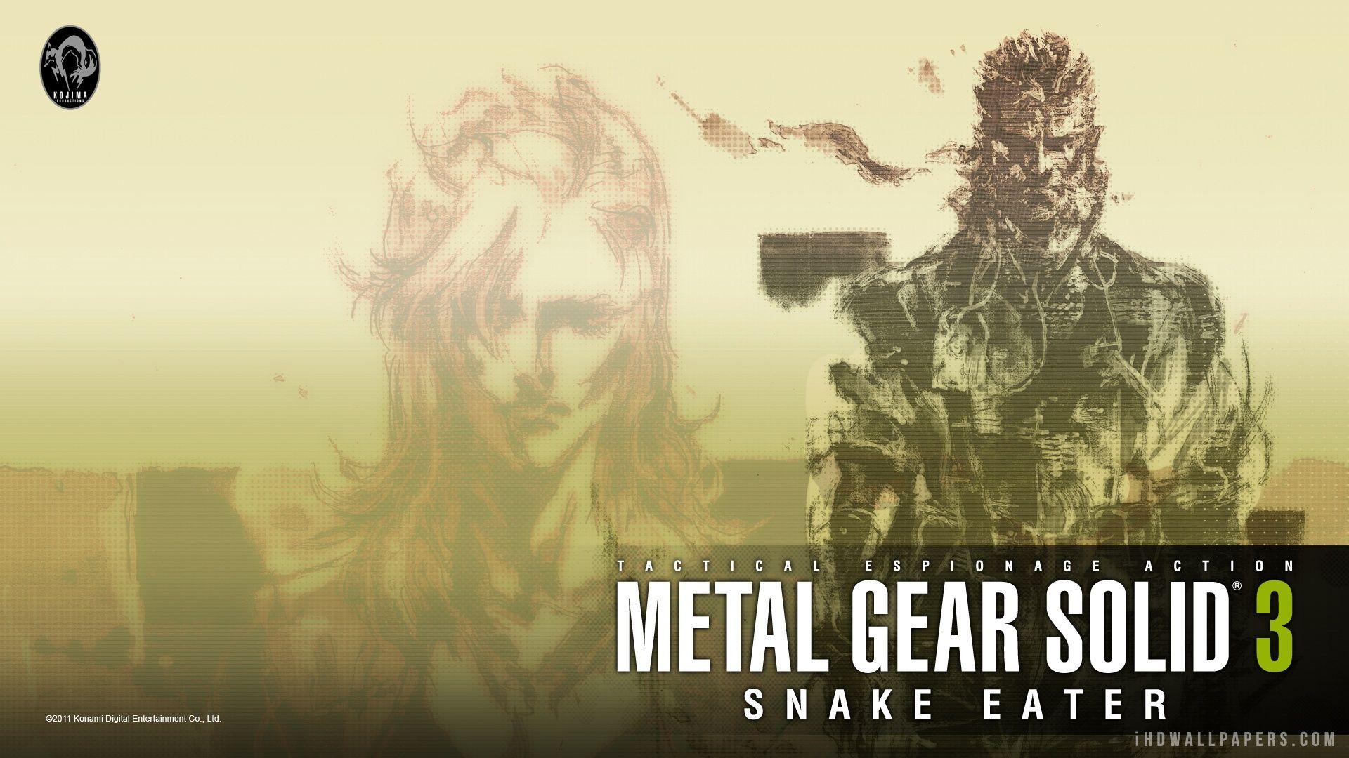 Metal Gear Solid 3 Hd Wallpapers Wallpaper Cave